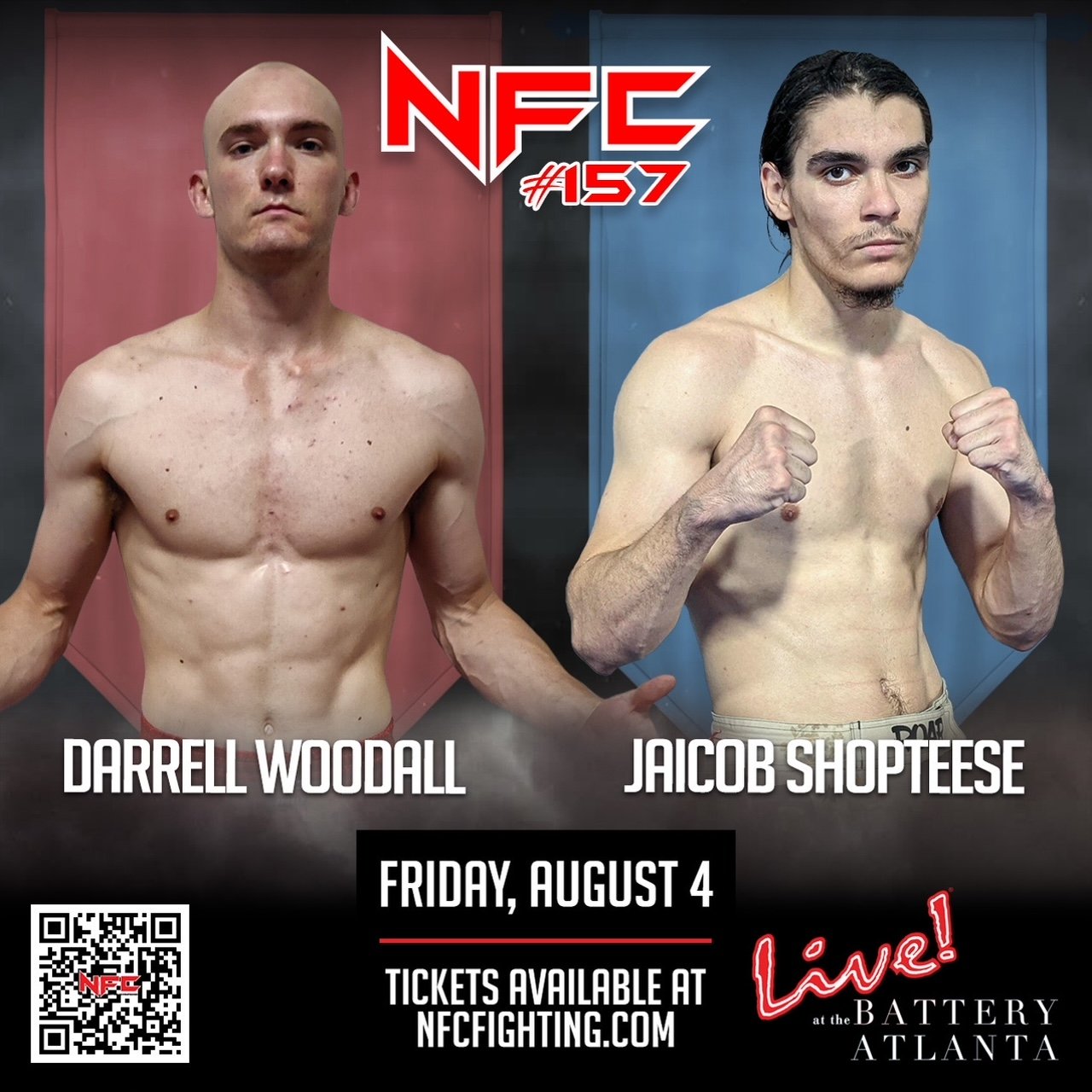 NFC 157 Friday August 4, 2023 at Live! At The Battery! — NFC