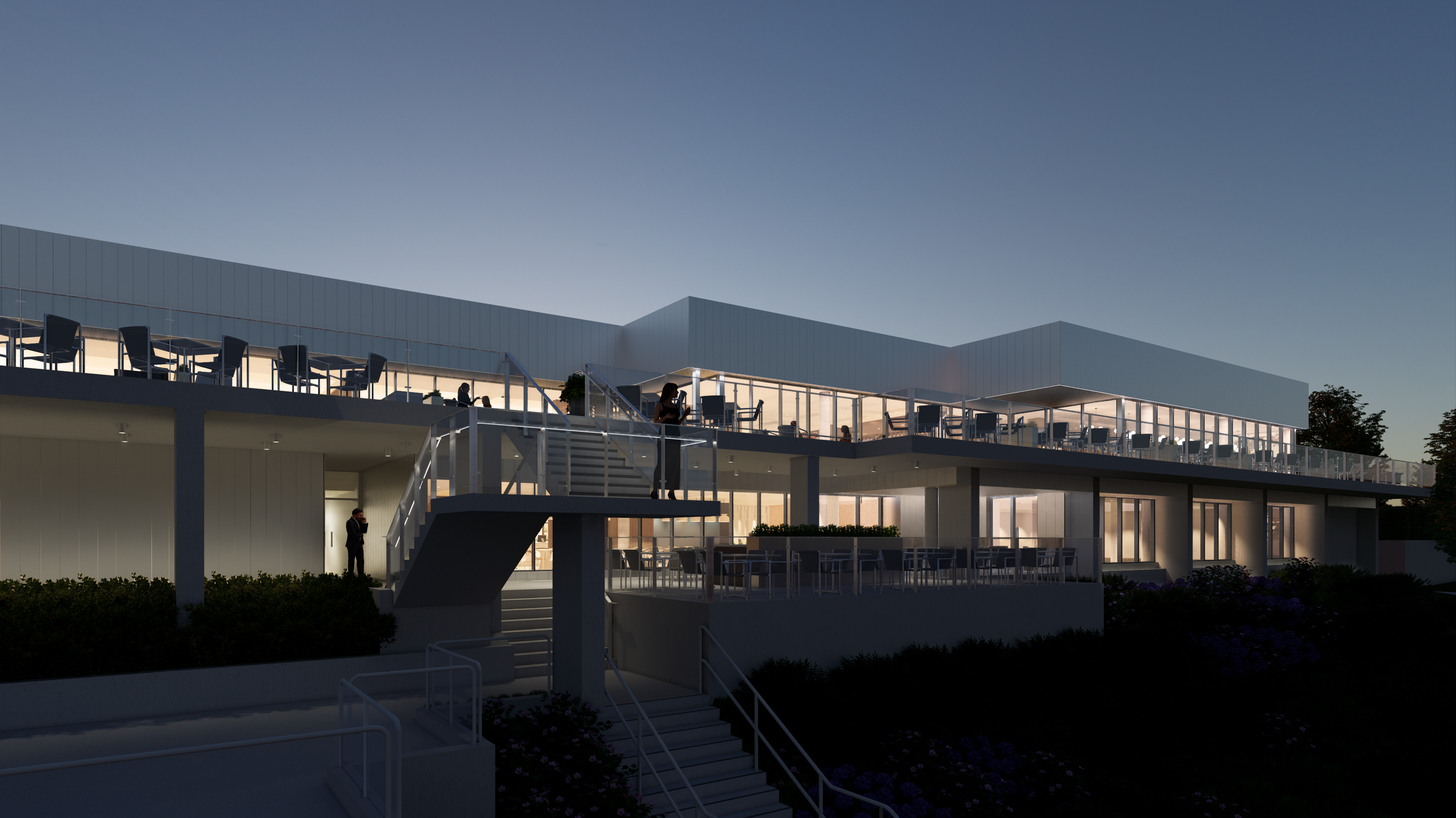 Renew '22, new south facing of the main Clubhouse.