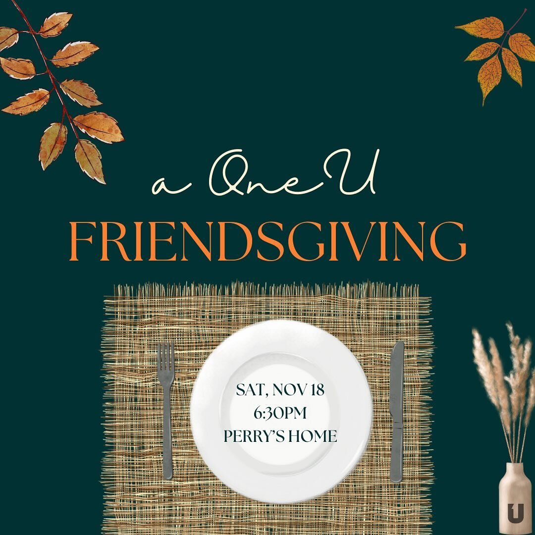 Friendsgiving is this Saturday!! We&rsquo;ve got the turkey and main dishes covered! DM for address!
