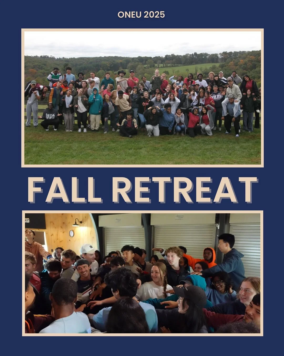 FALL RETREAT RECAP 🍁🌳
A weekend of praise, sermons from Pastor Curt, morning devotionals, sweet conversations, and a volleyball tournament! Here are a few photos capturing the ways we got to spend intentional time with the Lord and with one another