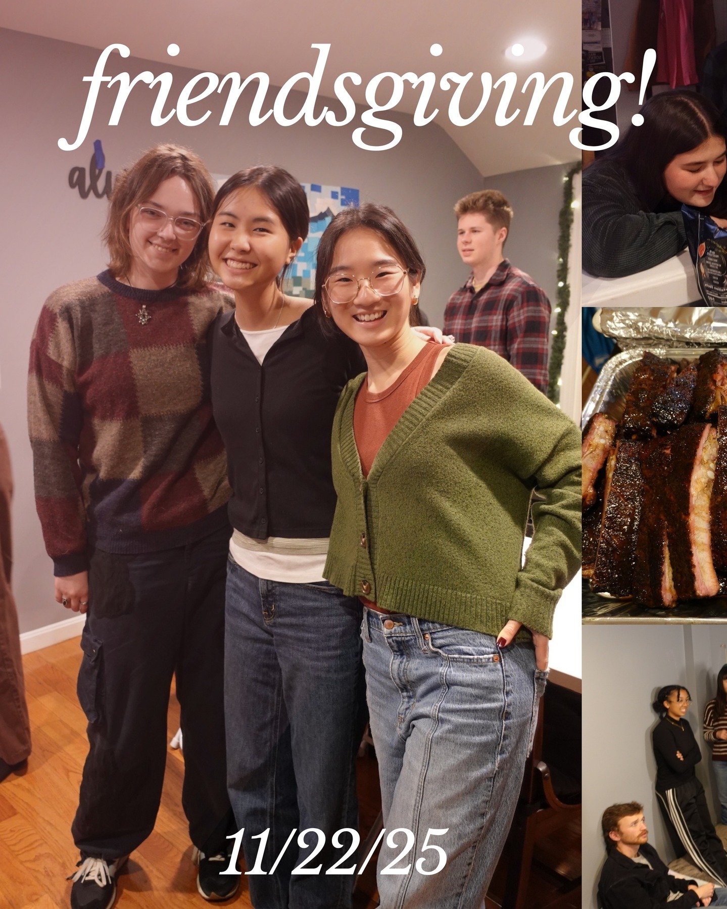 Friendsgiving! Thank you to the Perry's for hosting us! What a sweet night of giving thanks to the Lord and eating good good food!