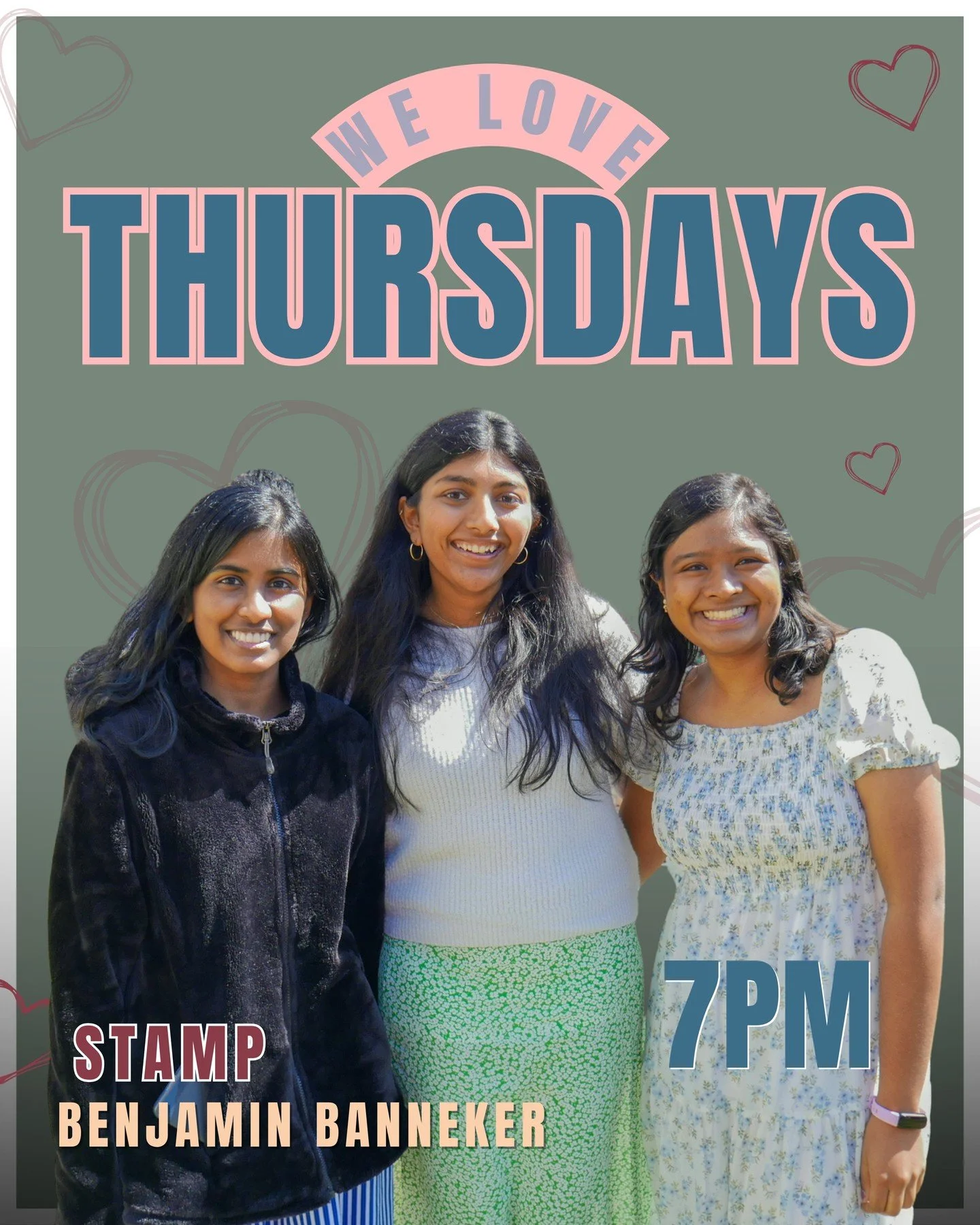 we love thursdays! today we are studying Mark 15:21-41 in the benjamin banneker room of stamp at 7PM. see you there or be square.