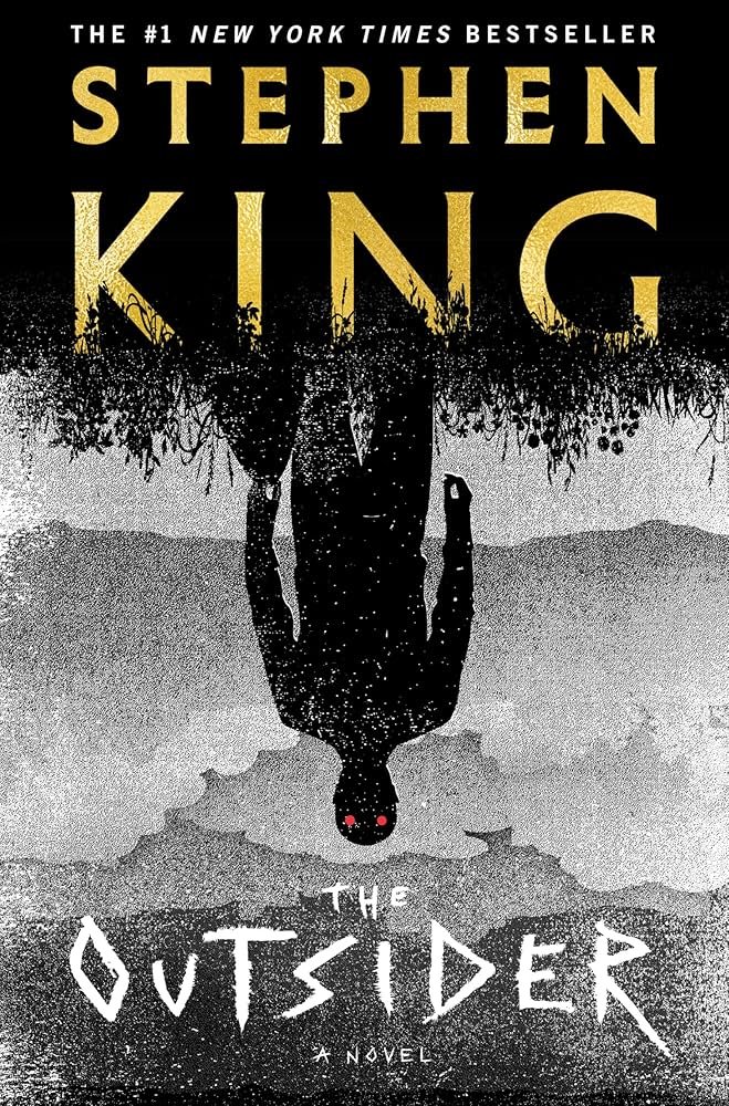 A book cover for The Outsider by Stephen King