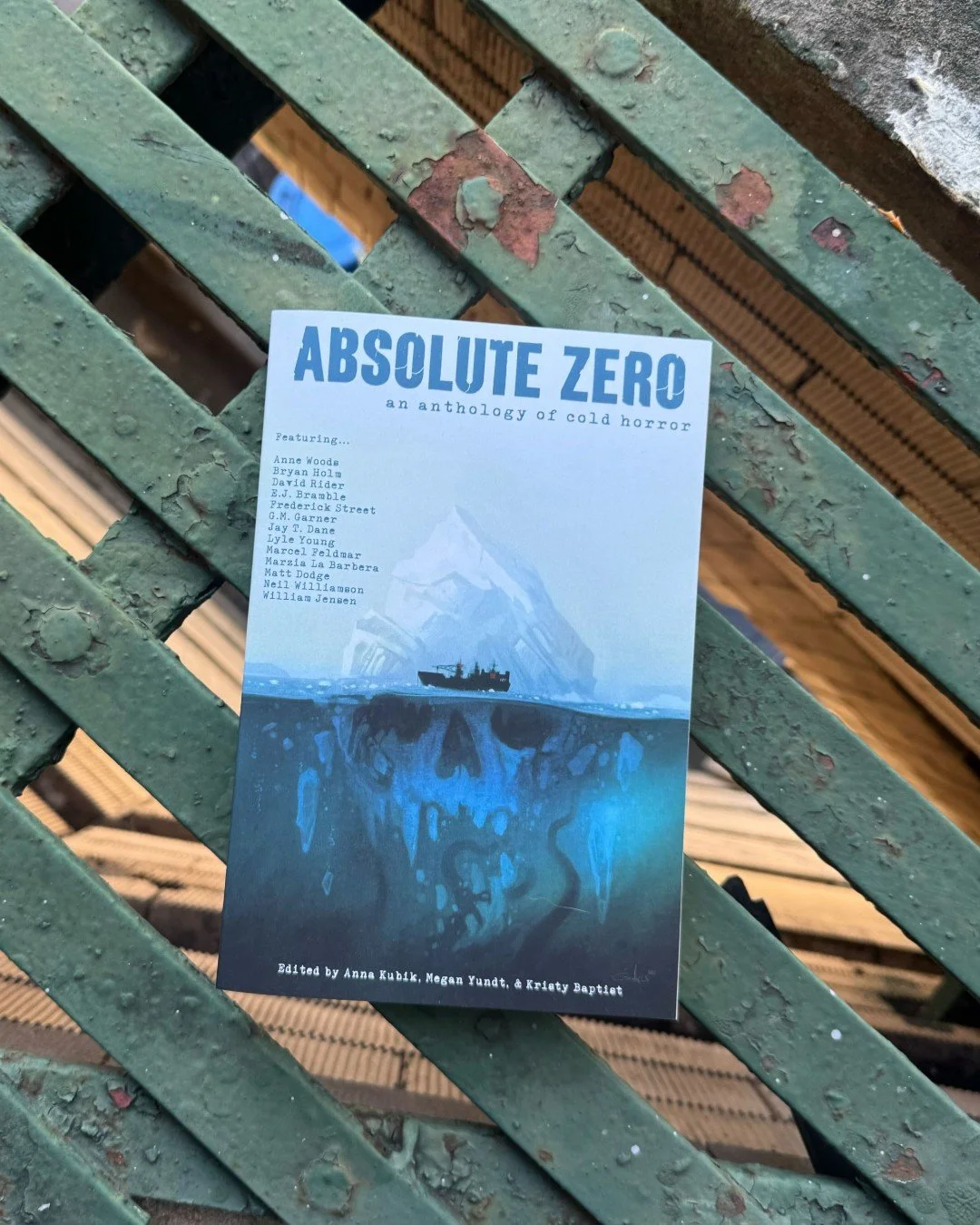 Prepare to experience fear at its coldest. 
Absolute Zero is an anthology that delves into the chilling extremes of human experience, exploring the frigid landscapes— both literal and metaphorical— that push our minds and bodies to the b