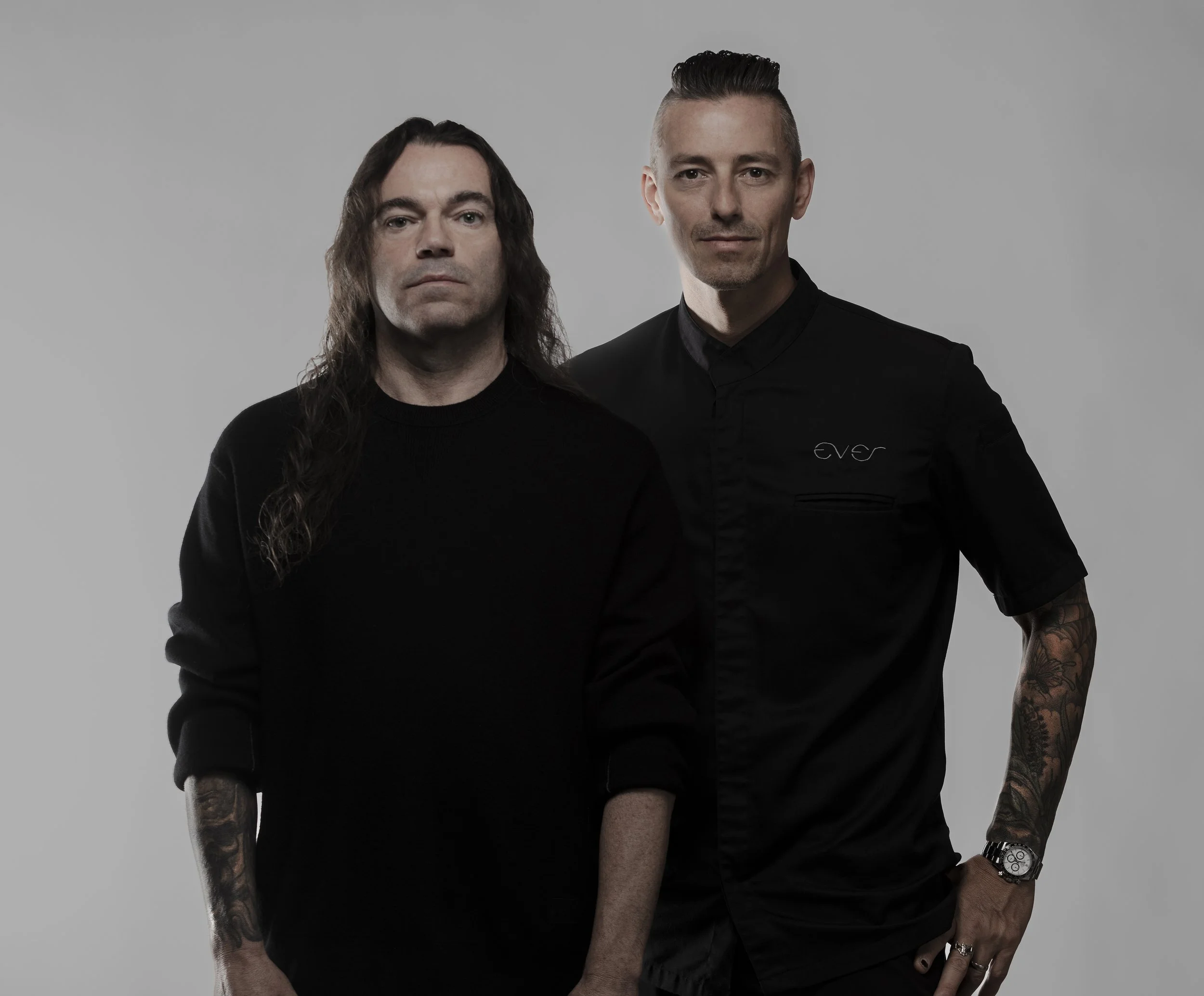 Chef Curtis Duffy and Jeremy Wagner