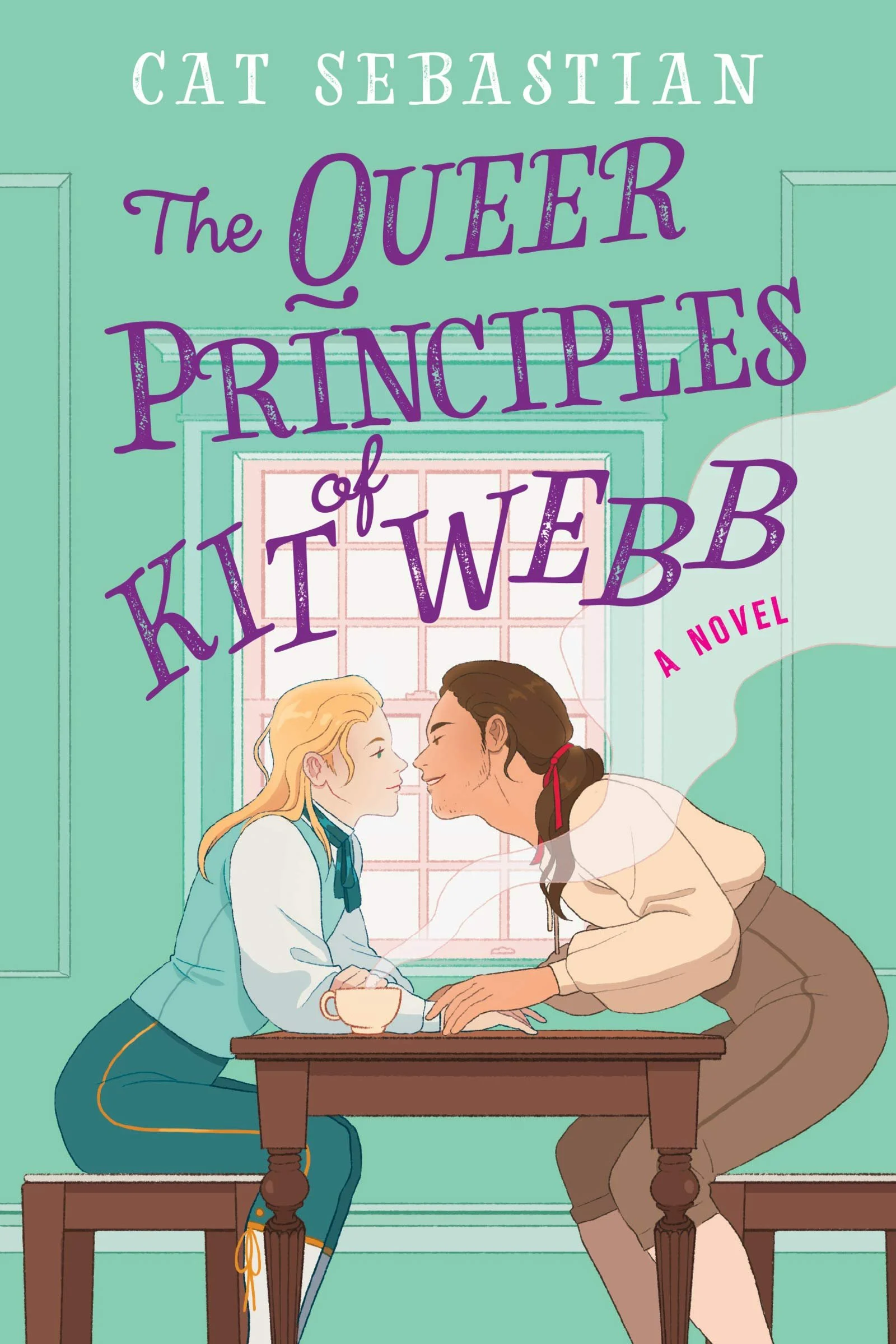 Book cover of The Queer Principles of Kitt Webb by Cat Sebastian