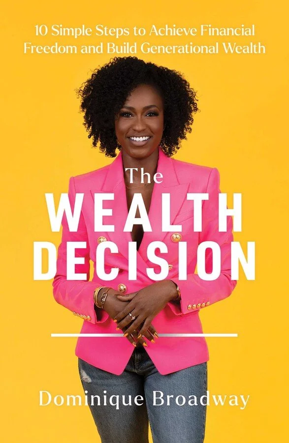 A book cover for the future of agency LLC's previous campaign for The Wealth Decision