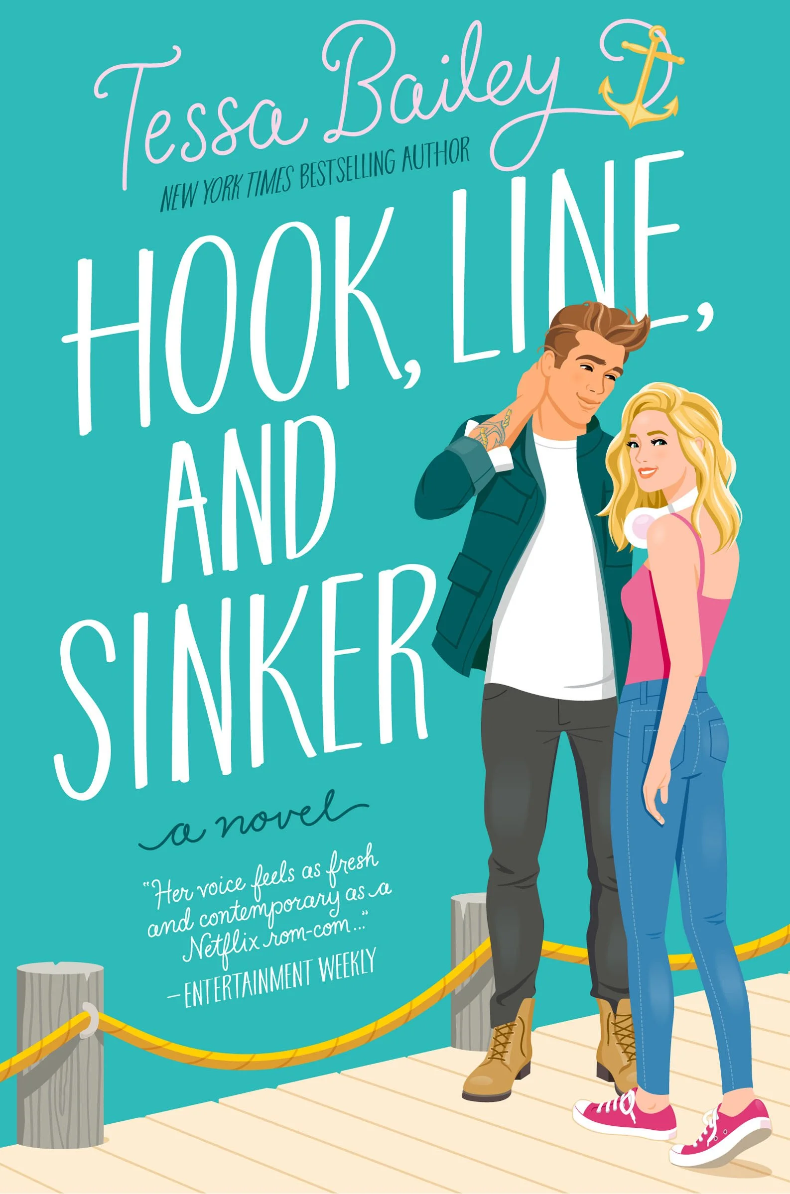 Book cover of Hook, Line, and Sinker by Tessa Bailey