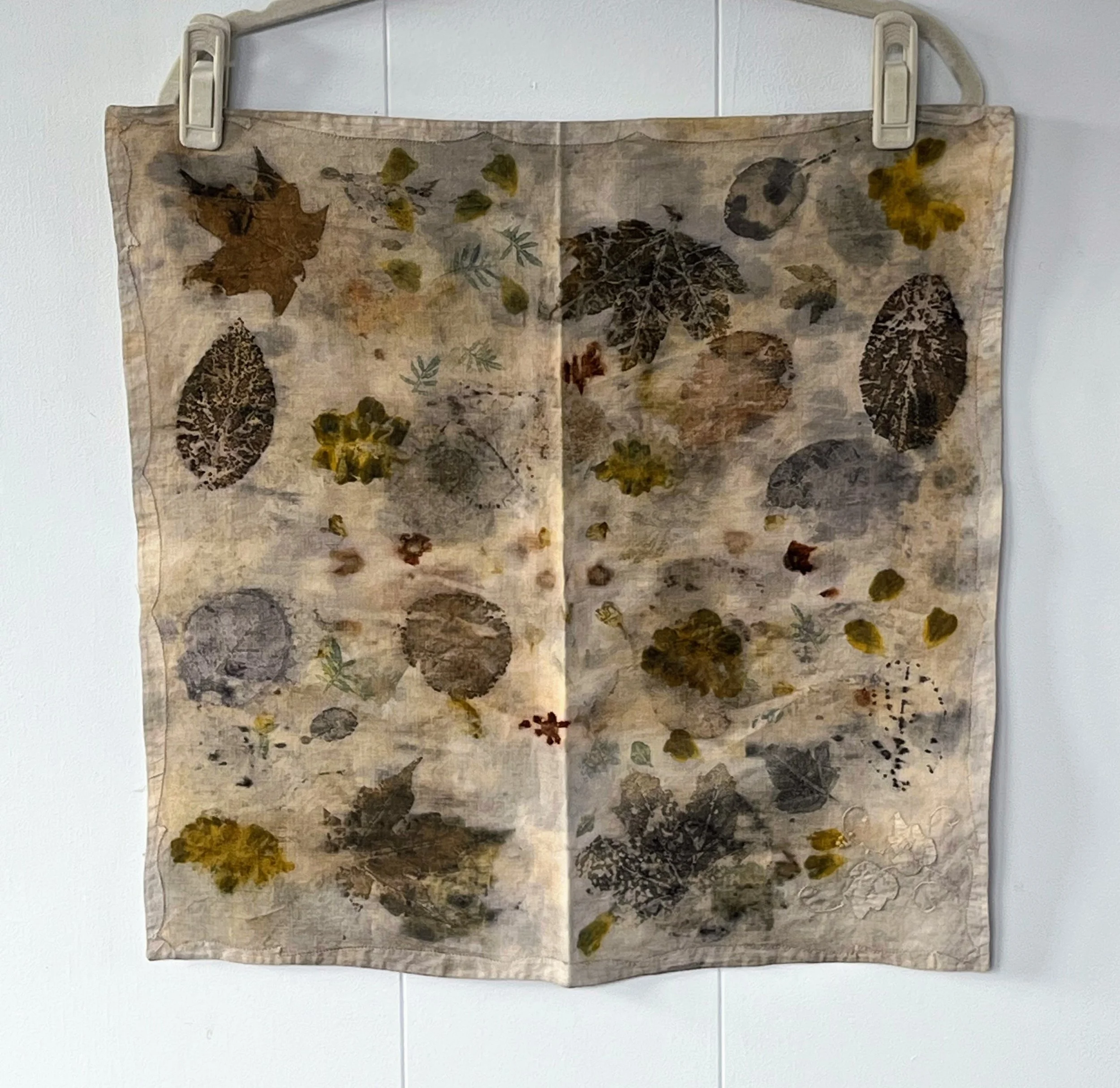 Vintage Appliquéd Linen Napkins (Set of 6)