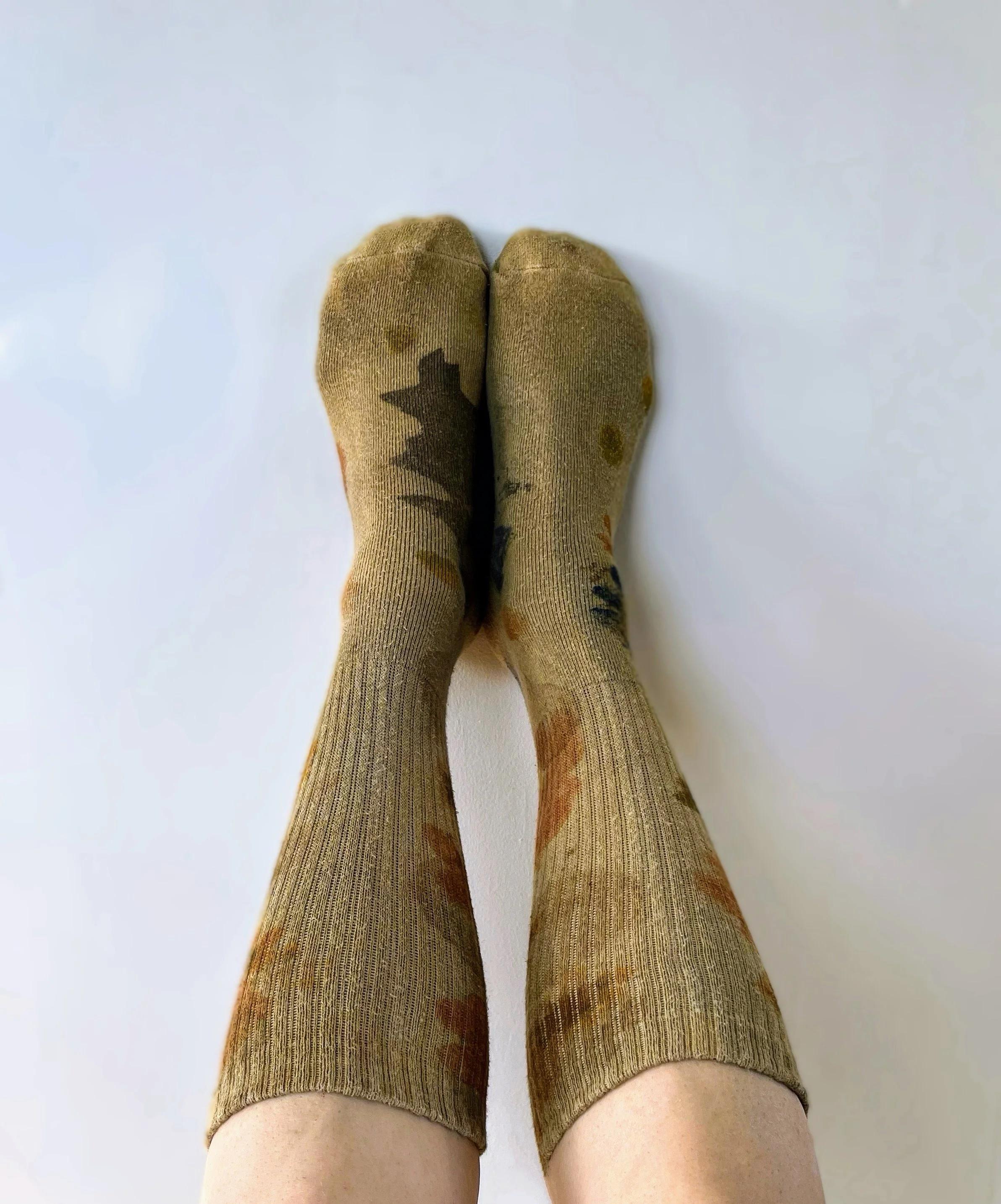 Hemp Crew Socks: Garden Variety