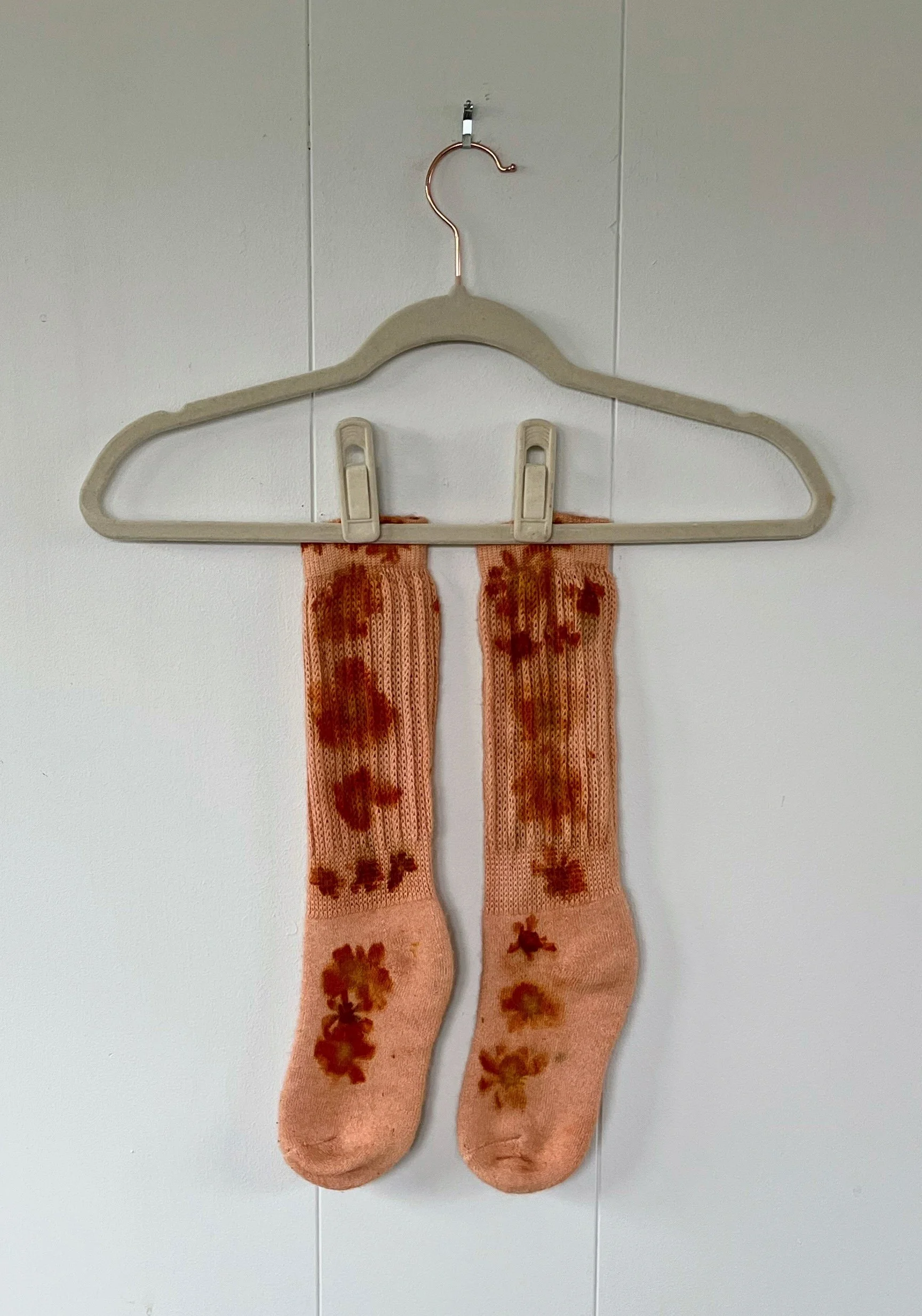Alpaca Crew Socks: Orange You Glad