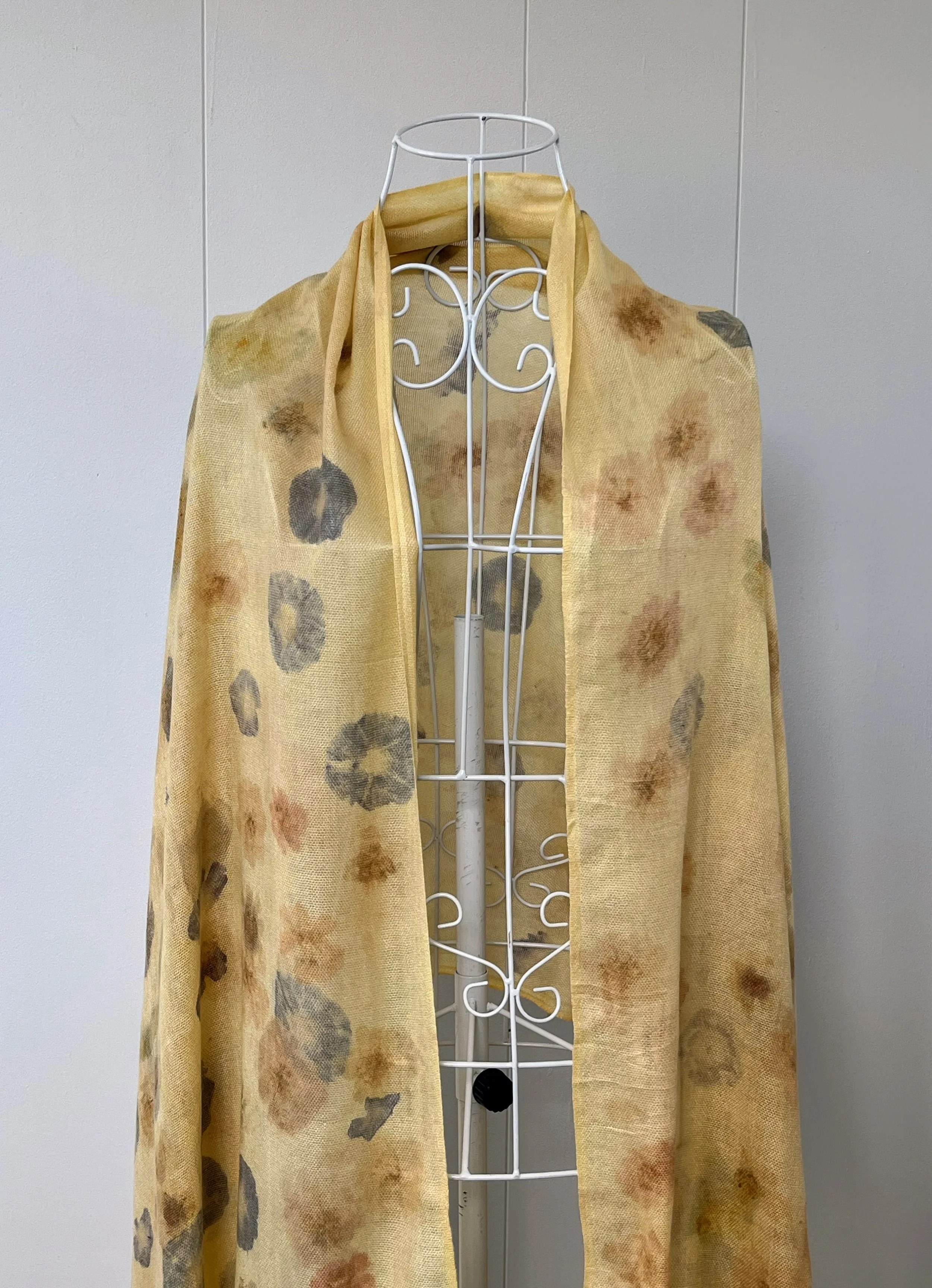 Buttercup Silk-Pashmina Scarf/Shawl