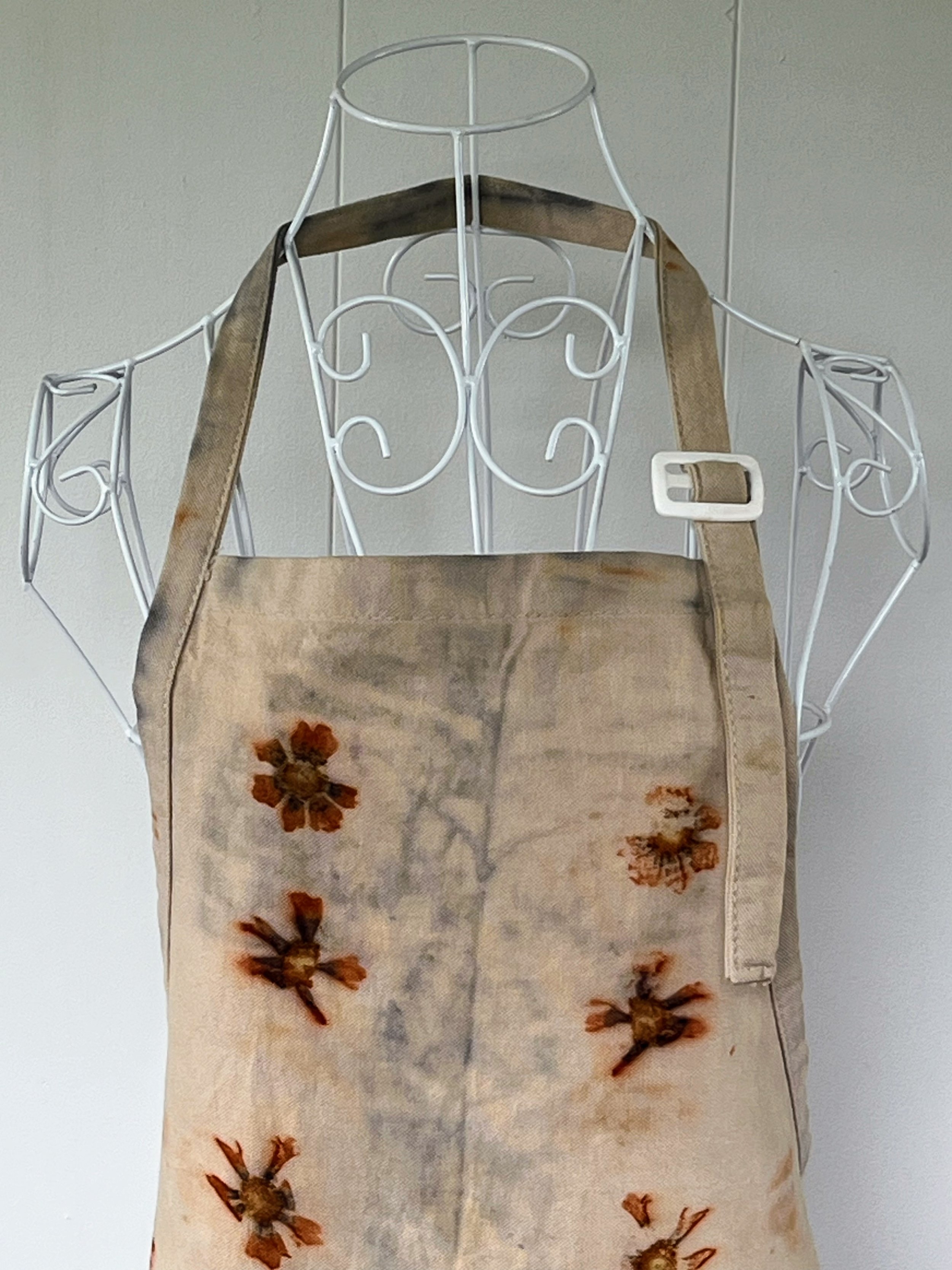 Orange Blooms Apron