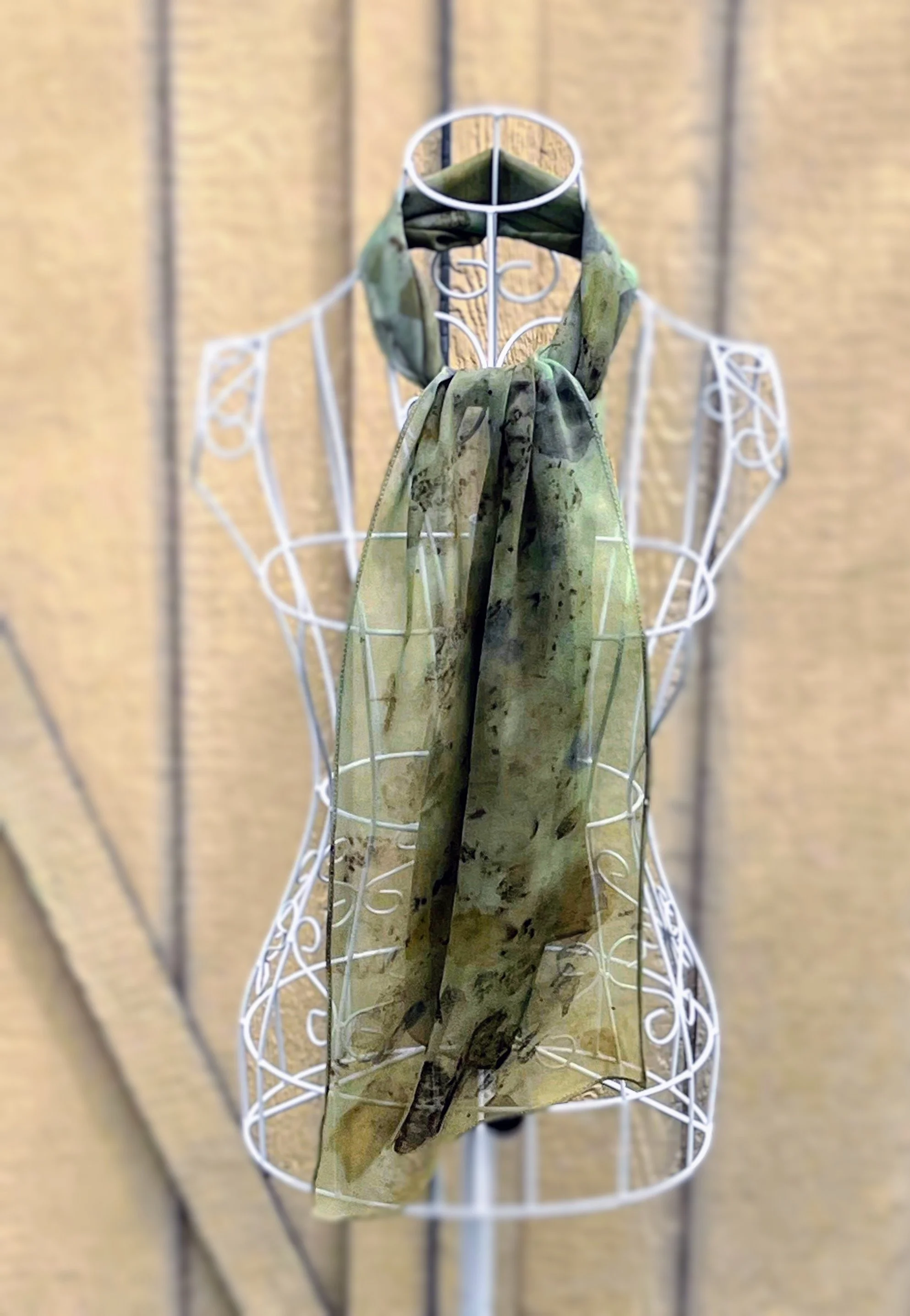 Sage Silk Scarf