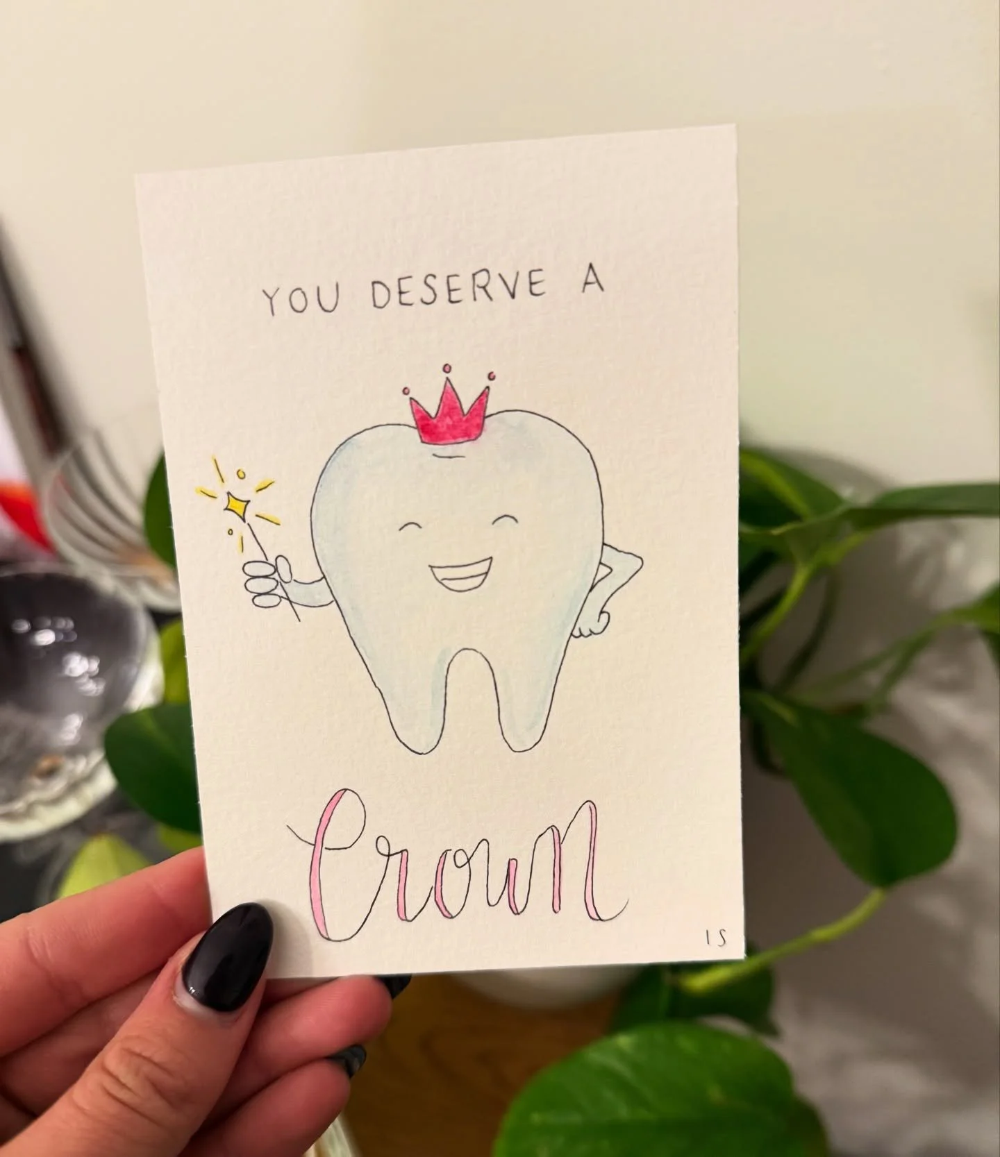 for the dentist in your life🦷🧚🏼 @mandy.hanna

#localart #watercolor #micron #illustration