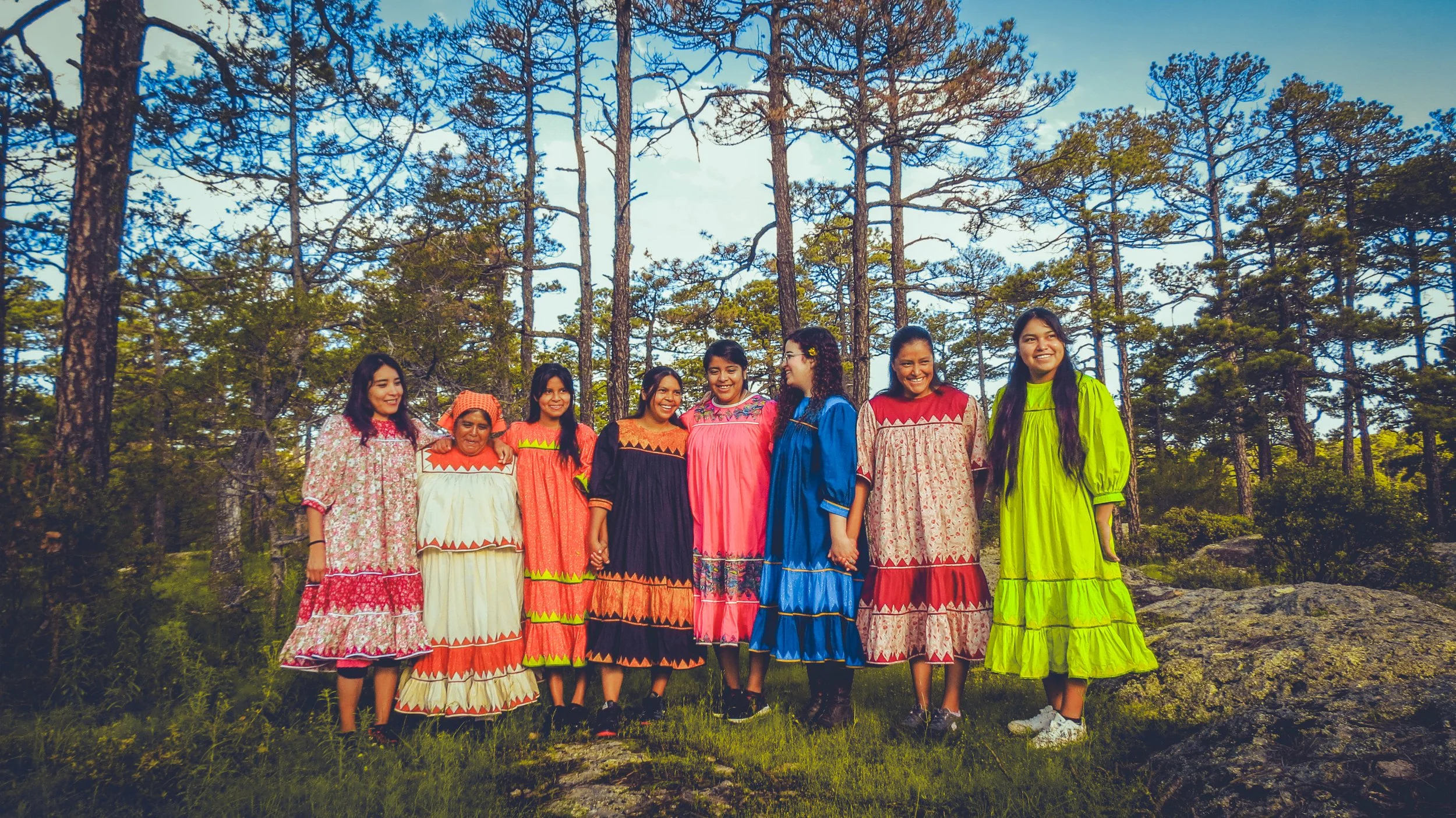 artists in traditional garb