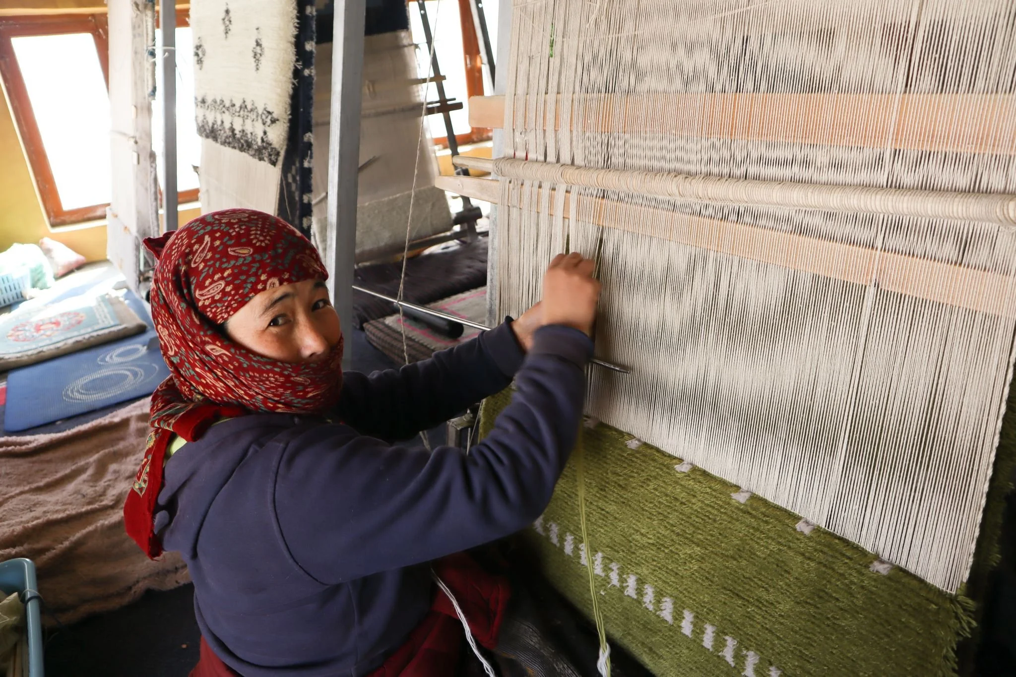 working on loom.jpeg