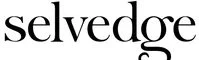 "Selvedge" logo in elegant serif font
