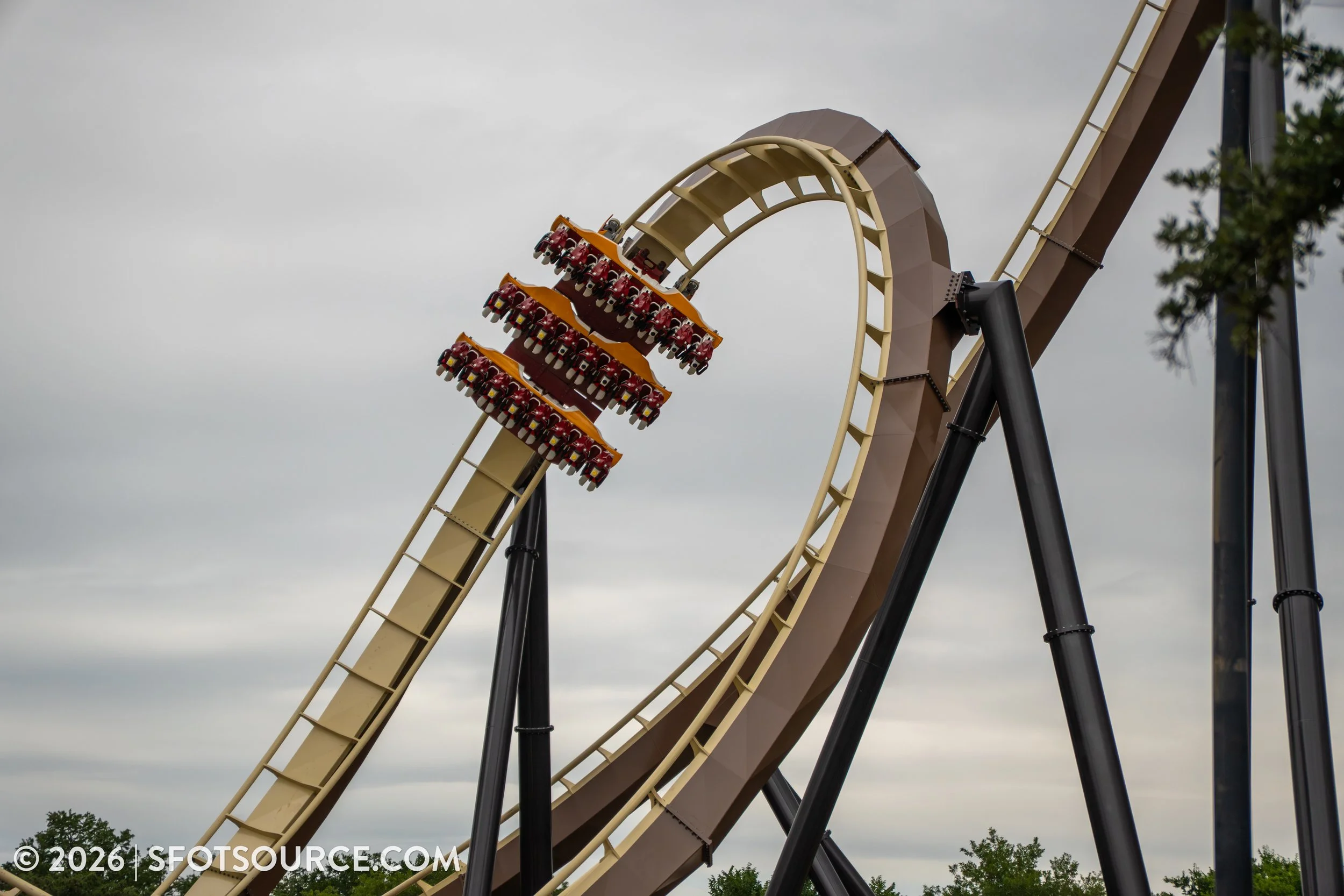 Tormenta Rampaging Run Construction Six Flags Over Texas 2026