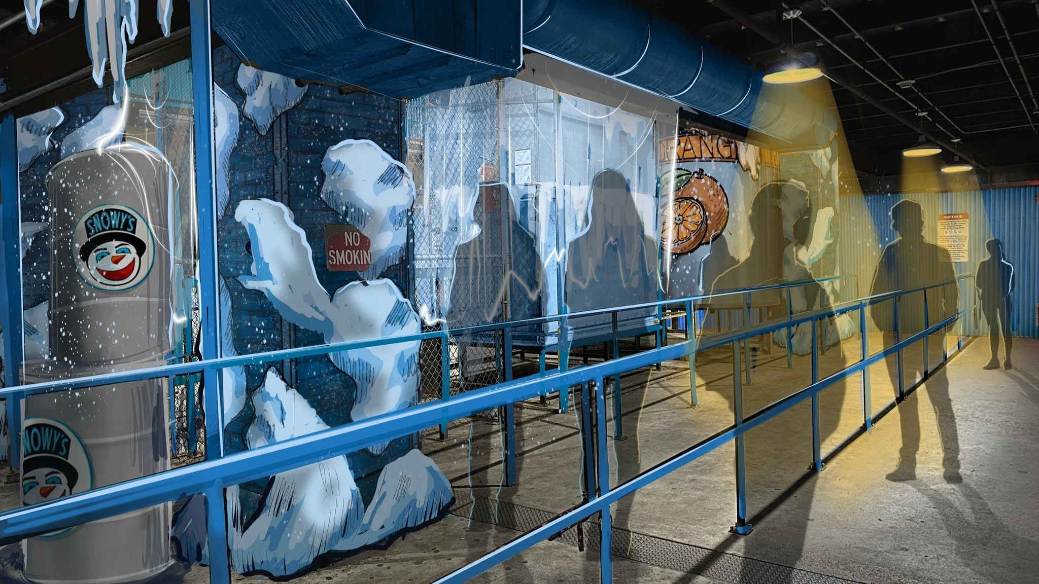 Mr. Freeze new Theming Six Flags Over Texas 2026