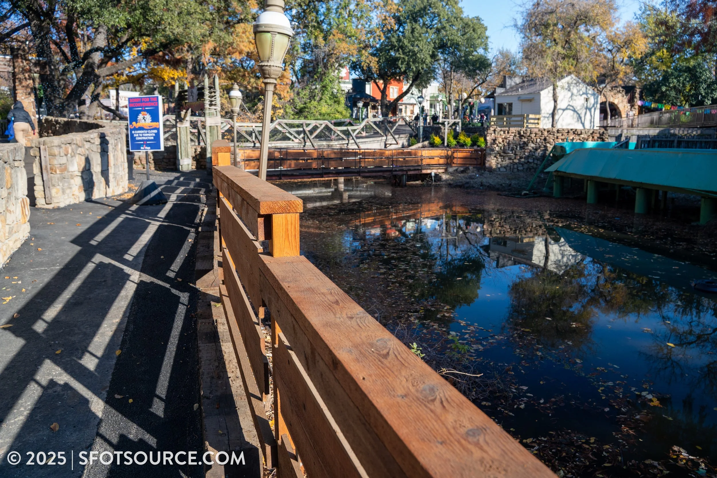 Six Flags Over Texas Log Ride Refurbishment