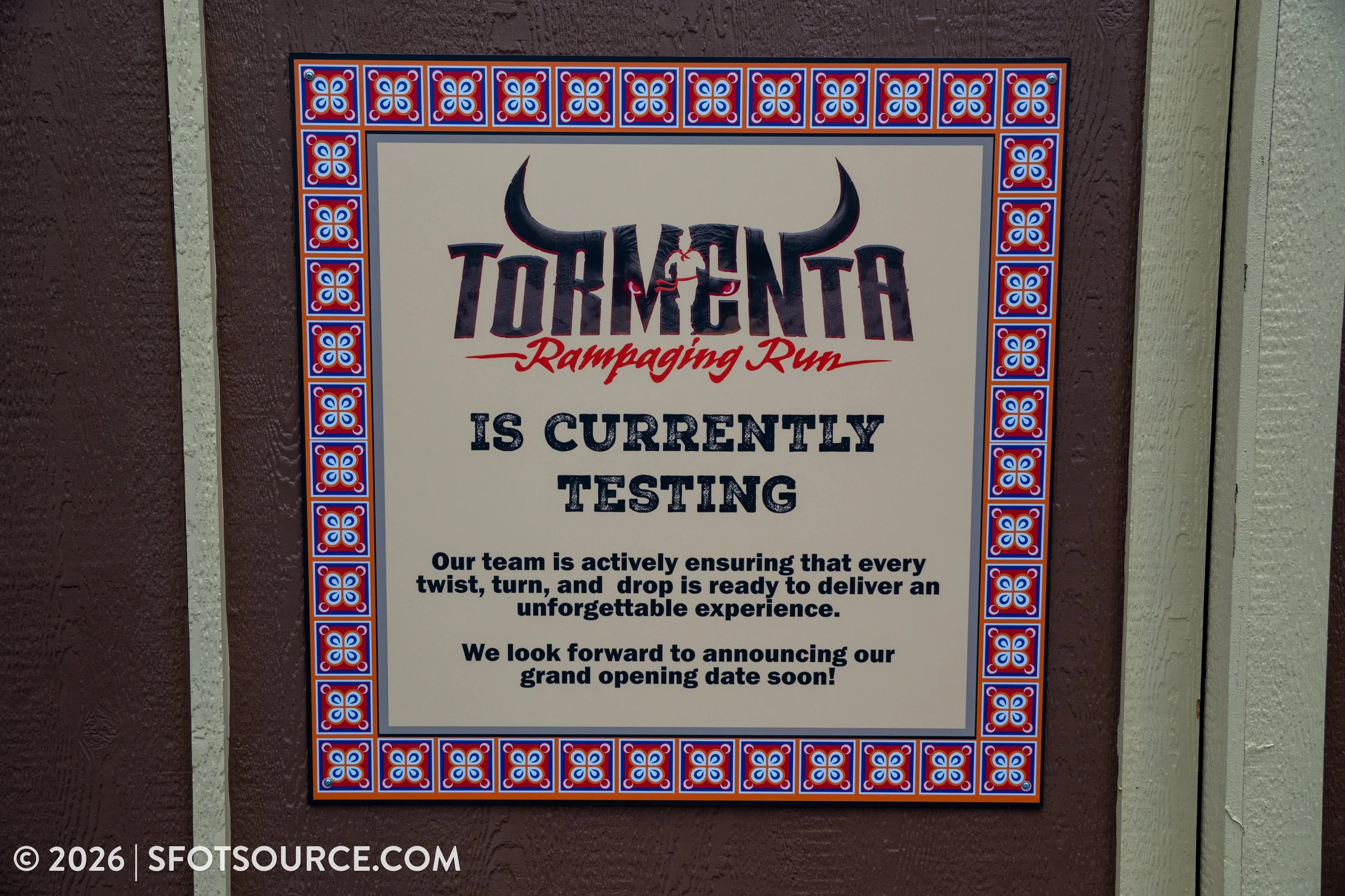 Tormenta Rampaging Run Construction Six Flags Over Texas 2026