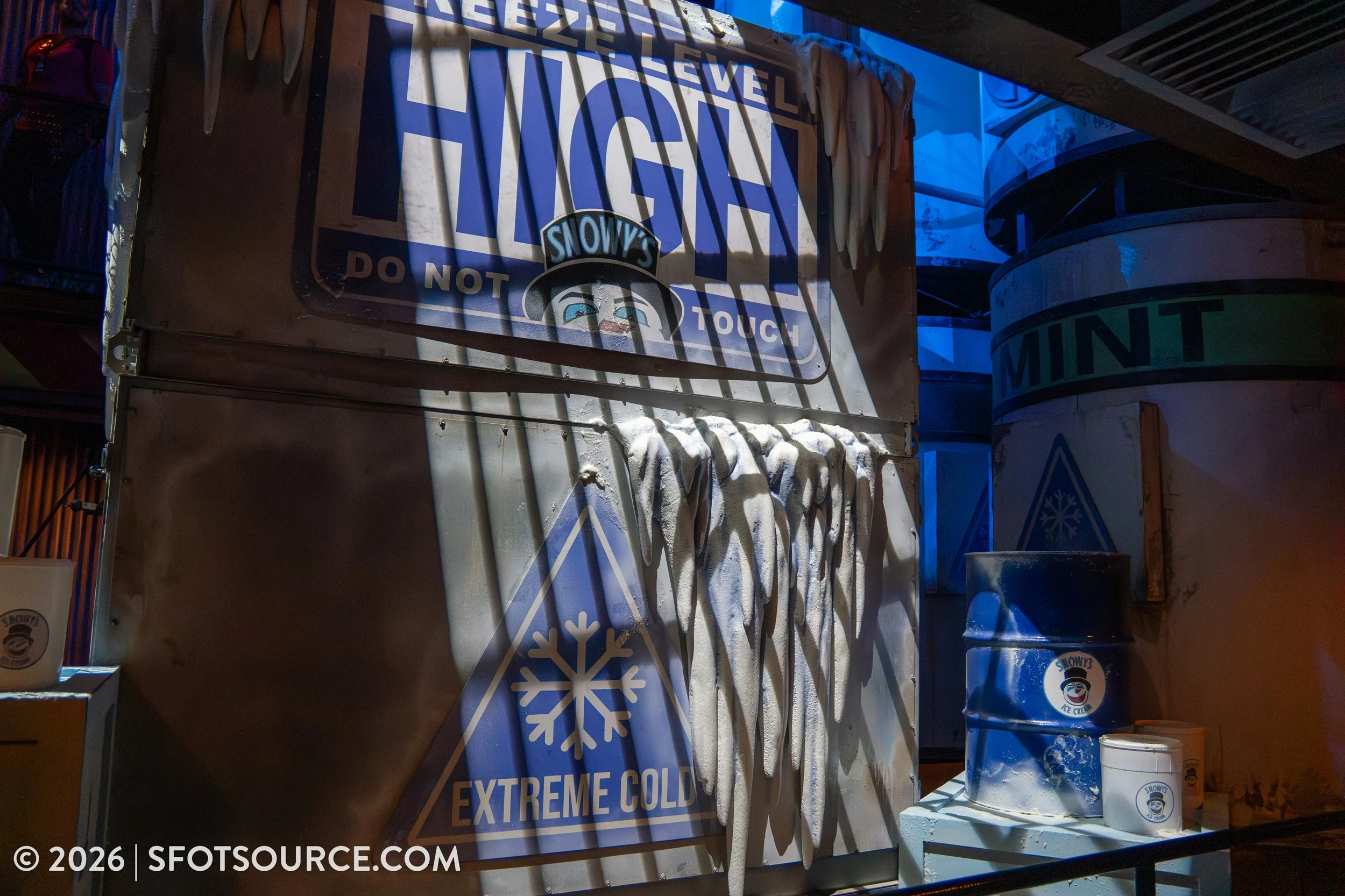 Mr Freeze New Queue Line Six Flags Over Texas 2026