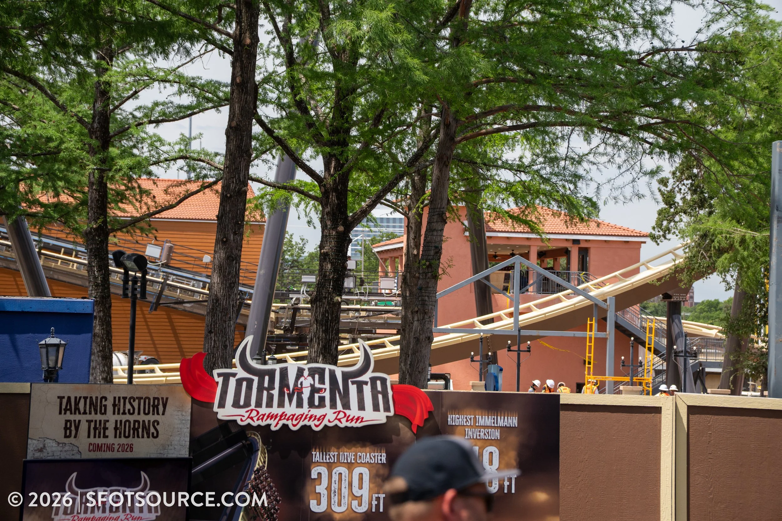 Tormenta Rampaging Run Construction Six Flags Over Texas
