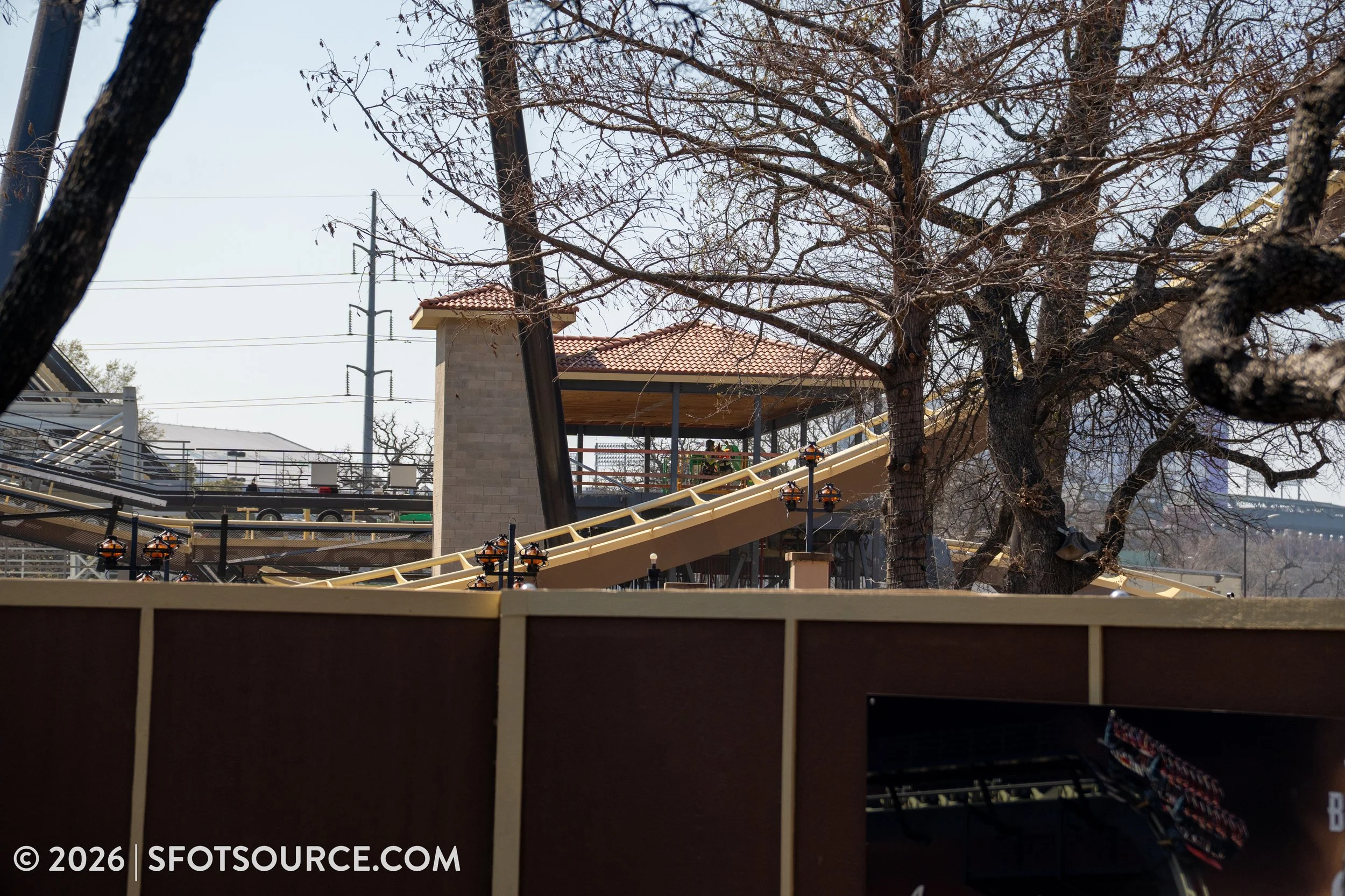 Tormenta Rampaging Run Construction 2026 Six Flags Over Texas