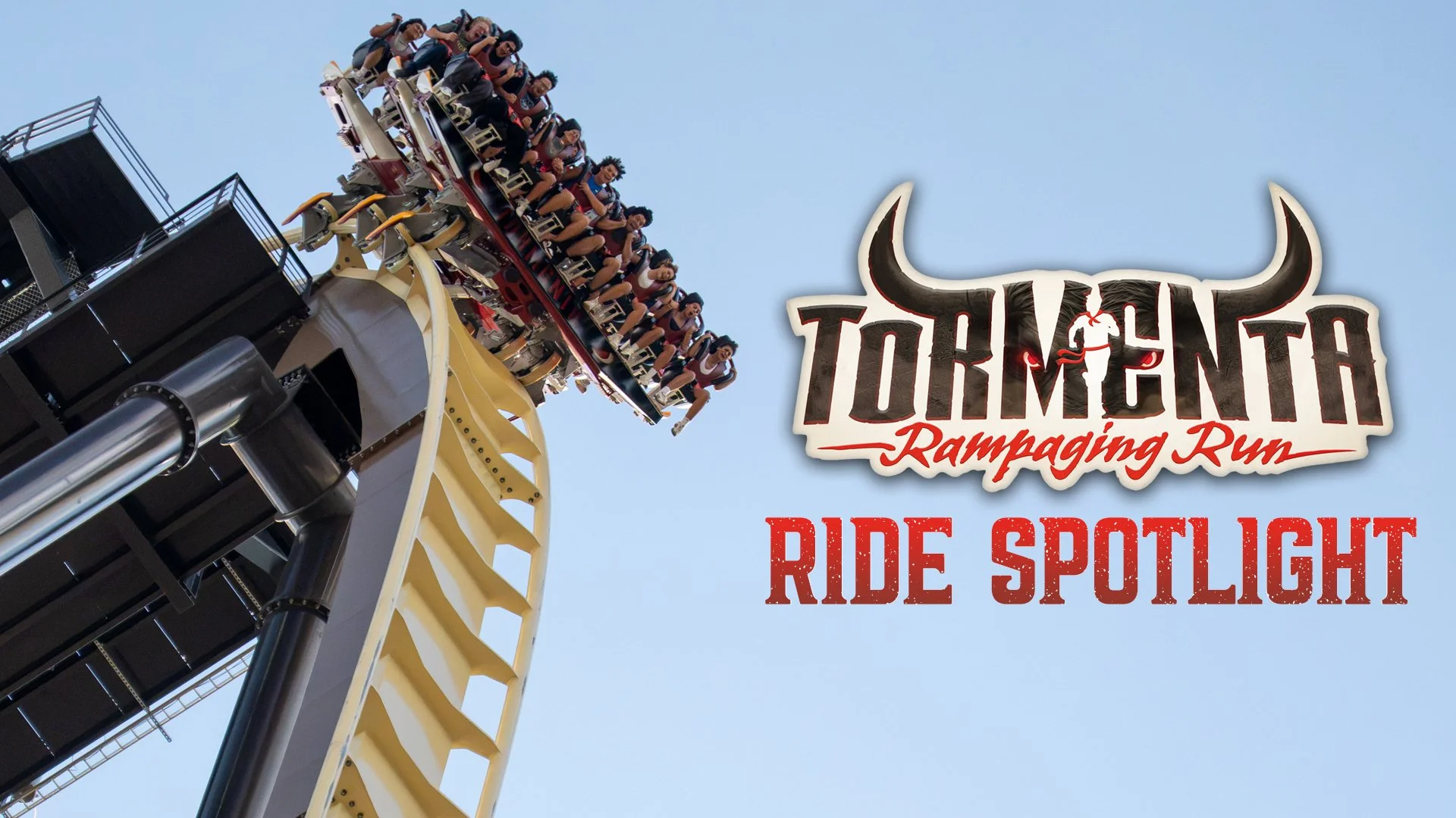 Ride Spotlight: Record-Breaking Tormenta Rampaging Run Dive Coaster at Six Flags Over Texas
