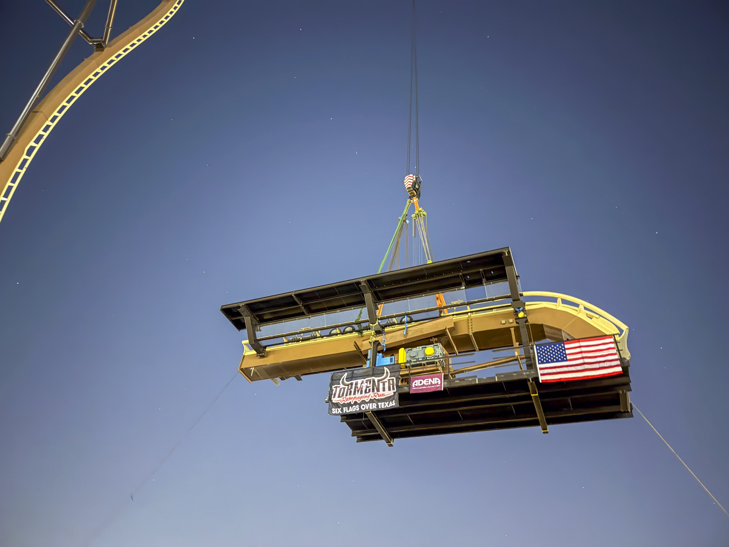 Tormenta Rampaging Run Six Flags Over Texas Construction