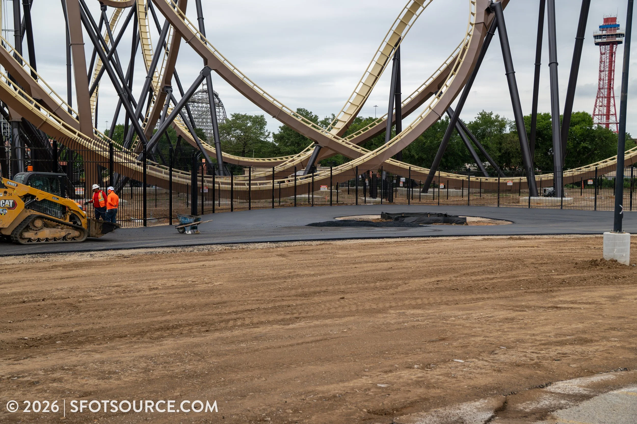 Tormenta Rampaging Run Construction Six Flags Over Texas 2026