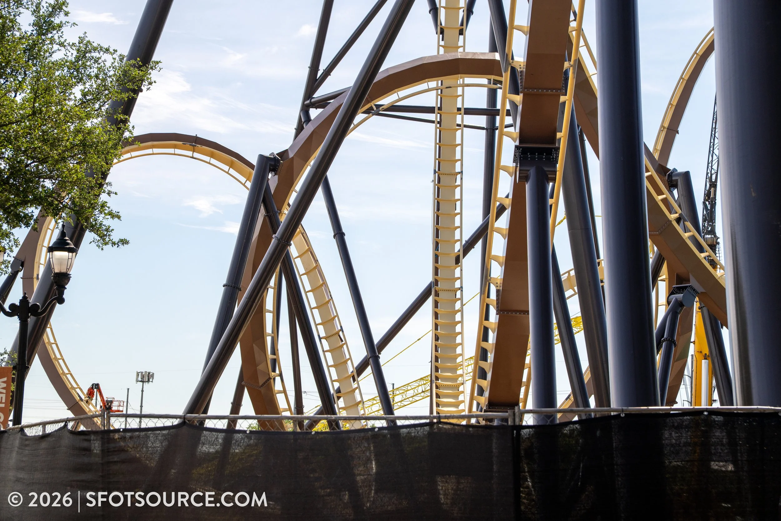 Tormenta Rampaging Run Construction Six Flags Over Texas 2026