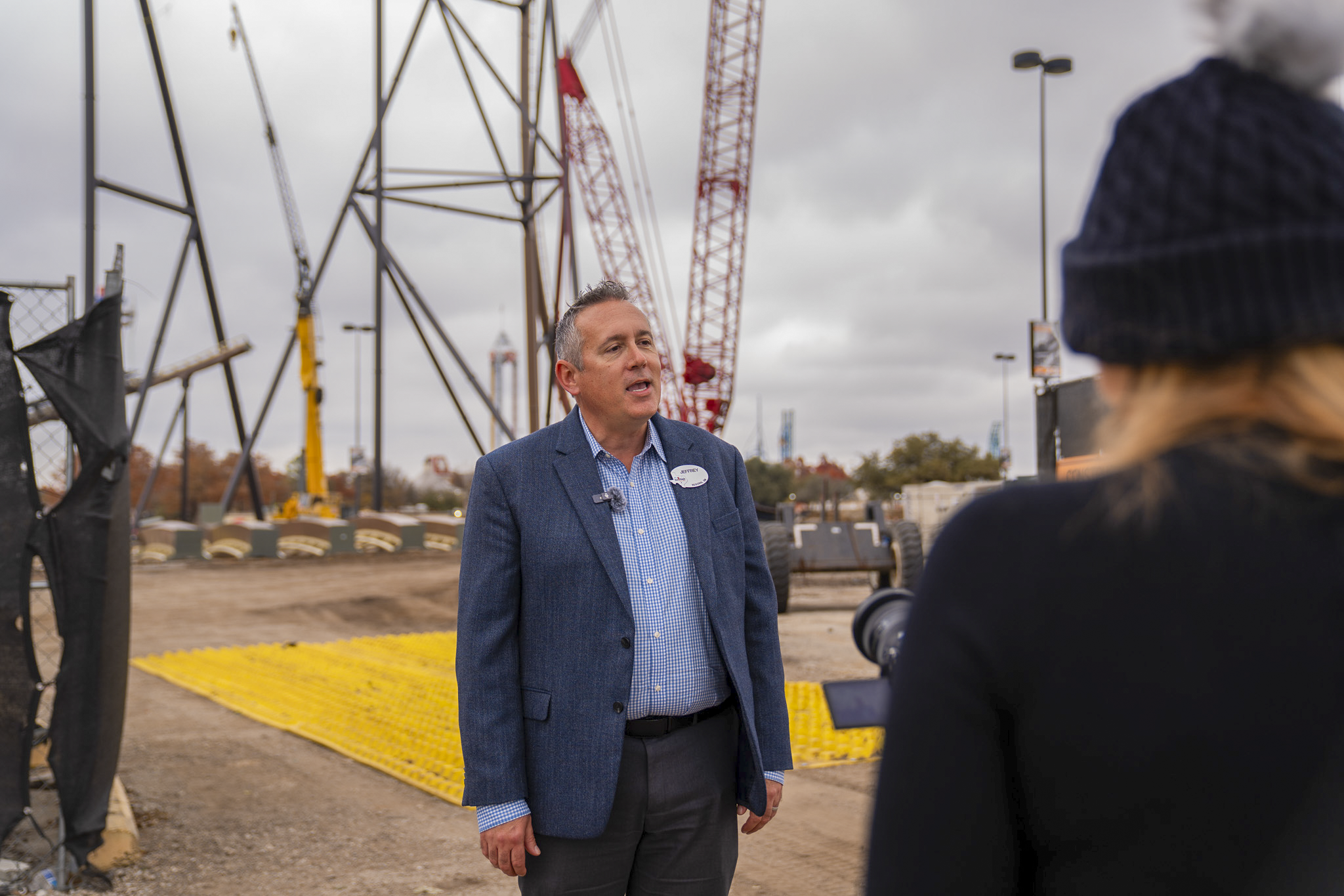 Tormenta Rampaging Run Six Flags Over Texas Construction