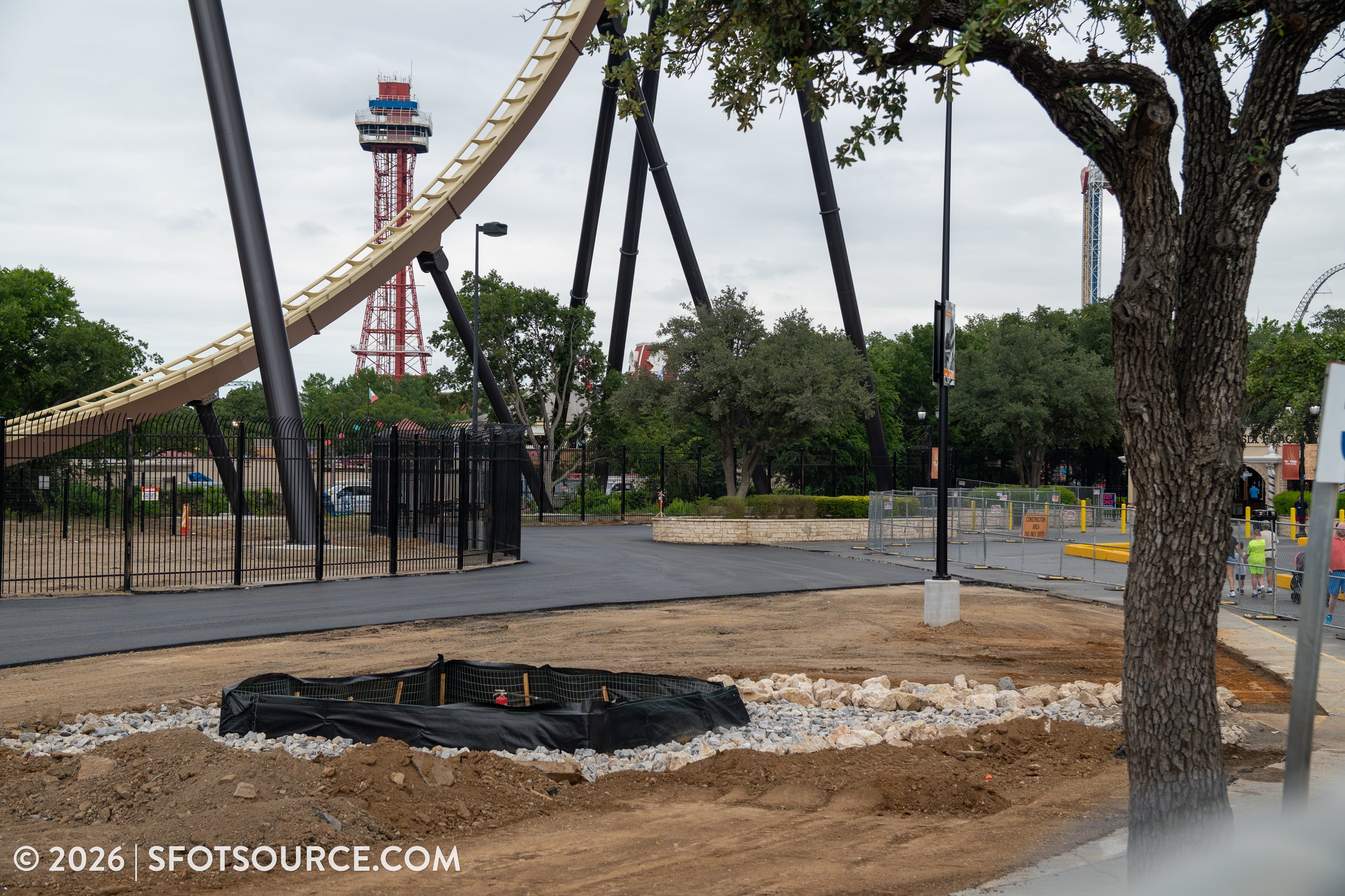Tormenta Rampaging Run Construction Six Flags Over Texas 2026