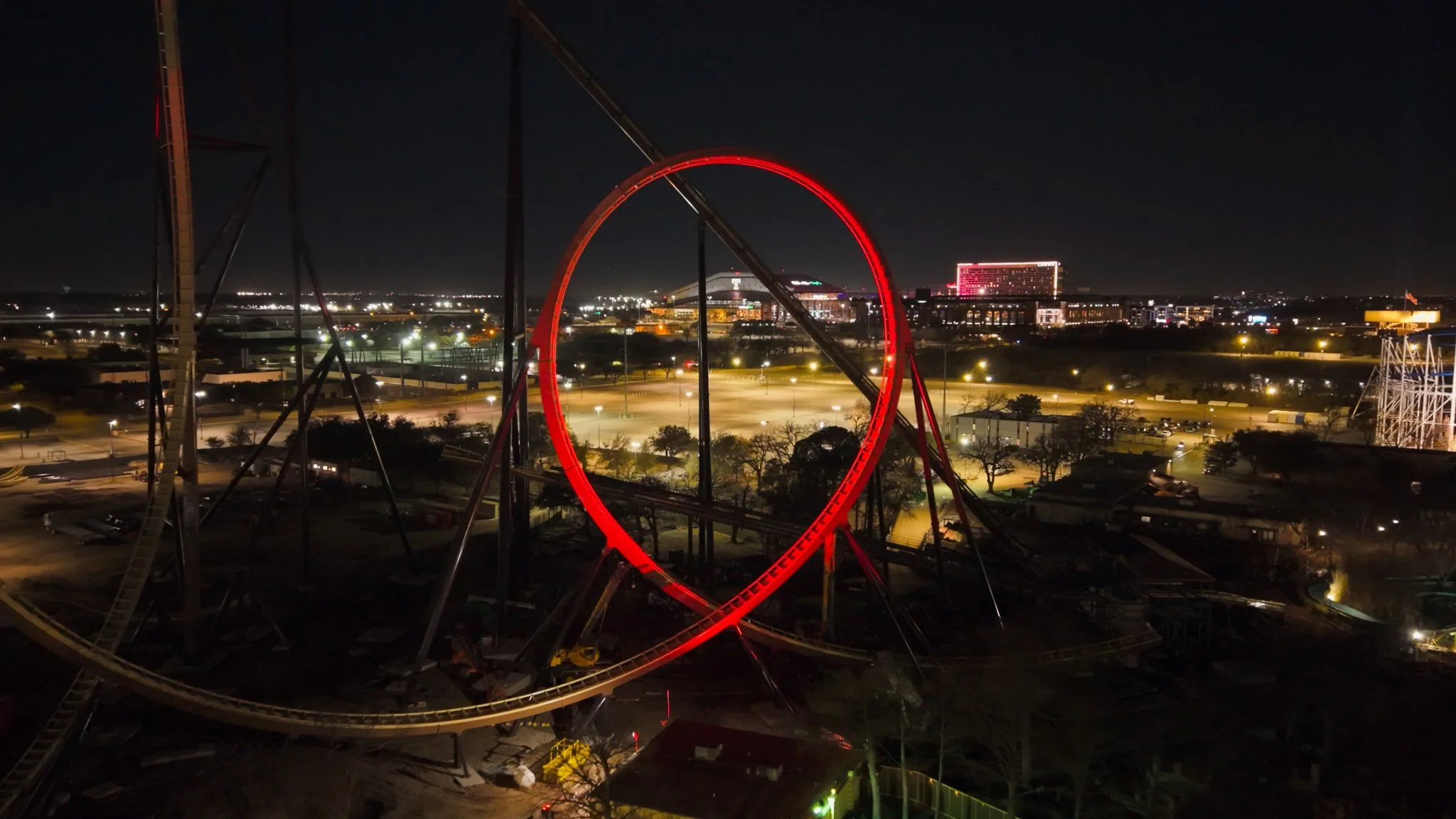 Tormenta Rampaging Run Six Flags Over Texas Dive Coaster
