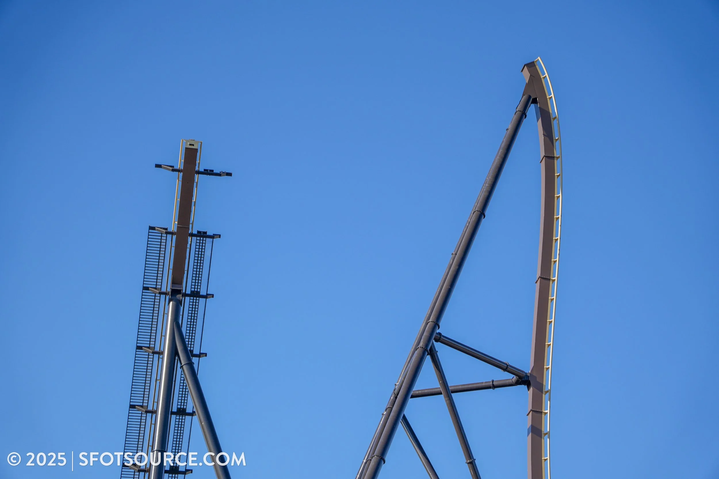 Tormenta Rampaging Run Roller Coaster Construction Six Flags Over Texas