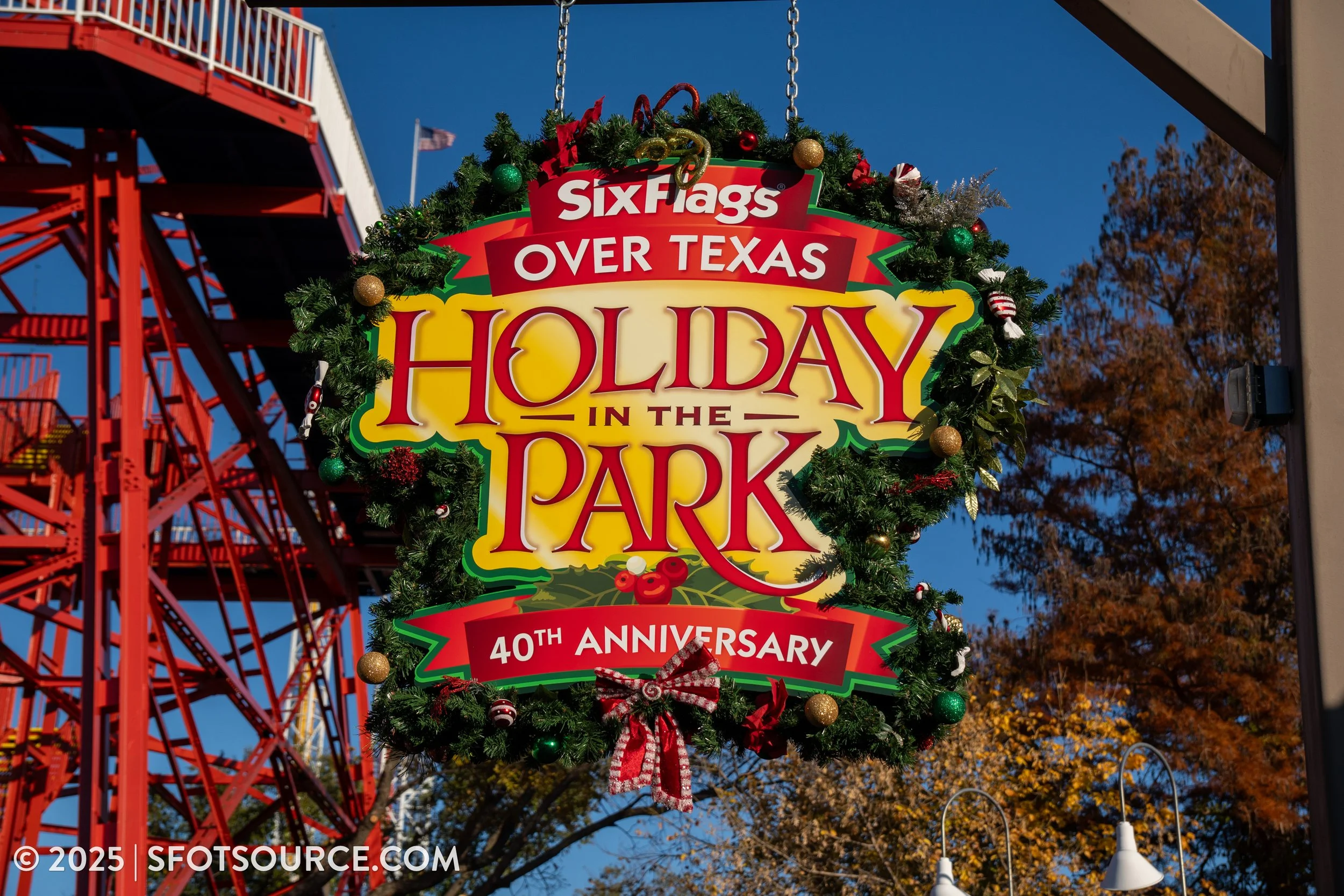 Holiday in the Park 2025 Six Flags Over Texas Event