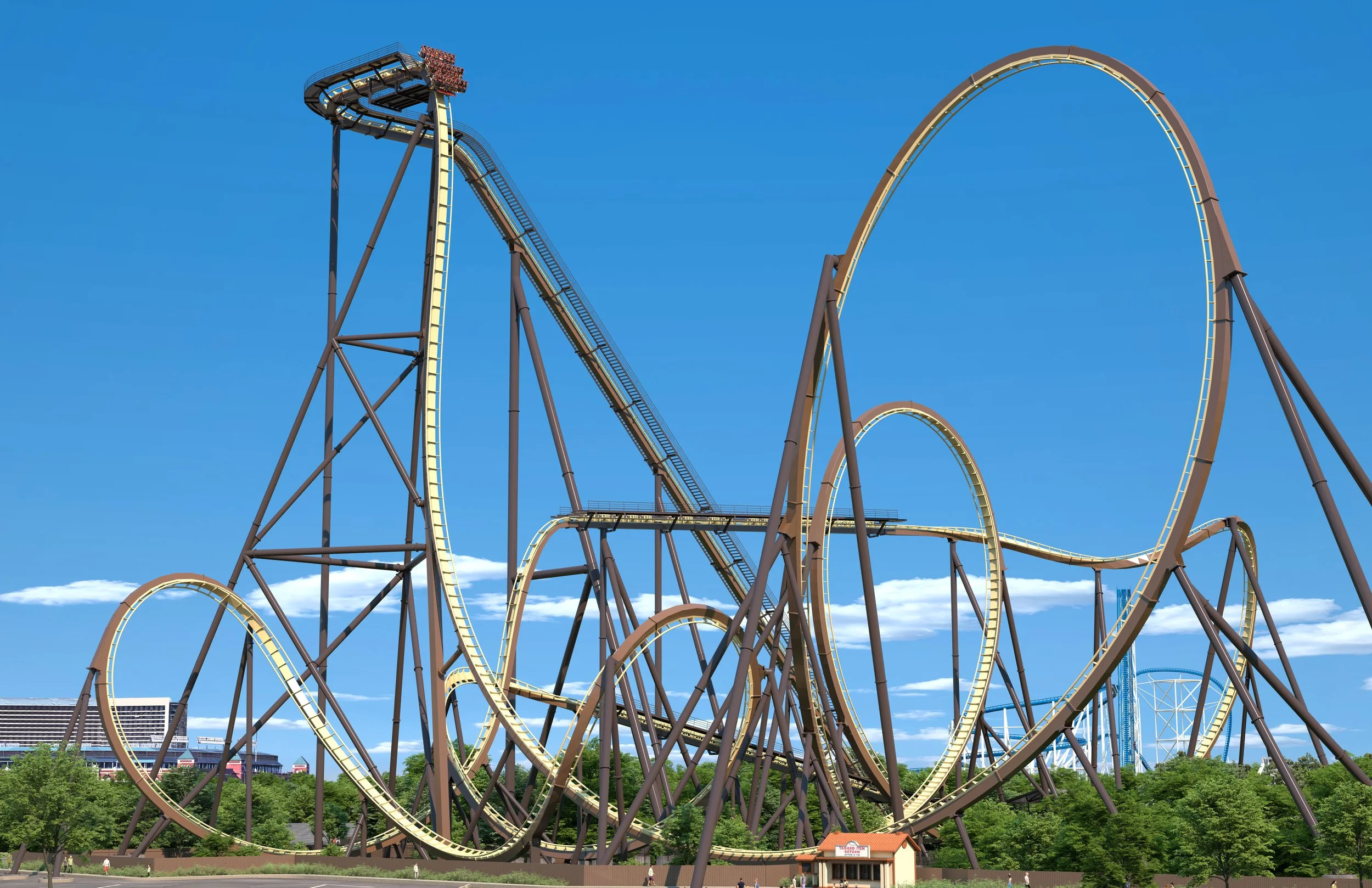 Six Flags Over Texas Unveils Record-Breaking Roller Coaster ‘Tormenta Rampaging Run;’ Set to Become Tallest, Fastest, Longest and First-Ever Giga Dive Coaster