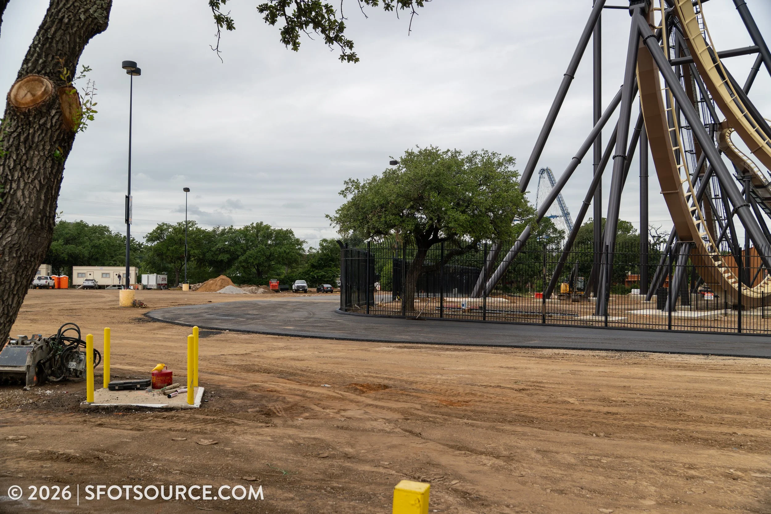 Tormenta Rampaging Run Construction Six Flags Over Texas 2026