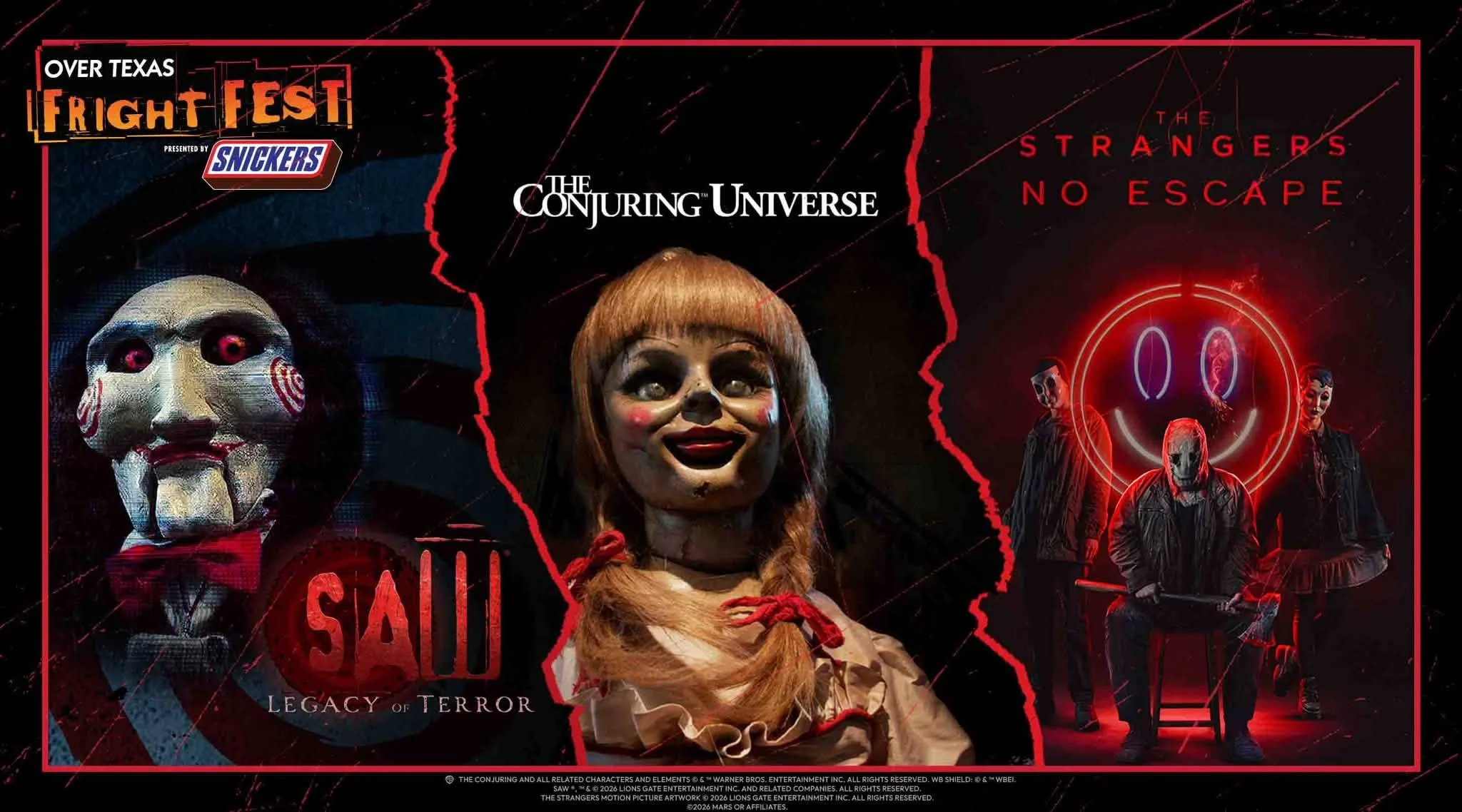 Ghoulish Fun Returns to Six Flags Over Texas as Fright Fest, Tricks and Treats and Oktoberfest Details Announced