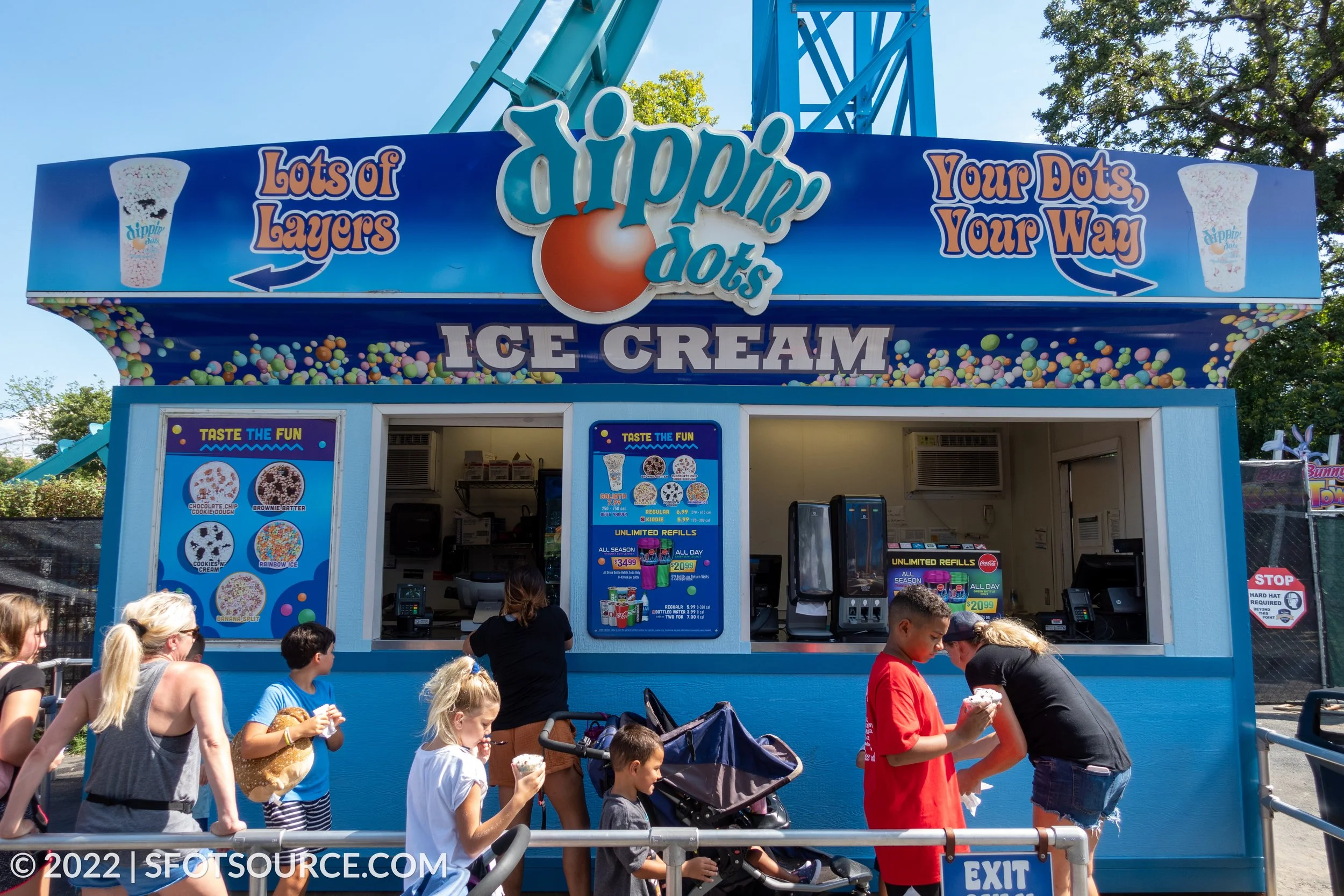 USA Dippin' Dots Six Flags Over Texas — SFOT Source