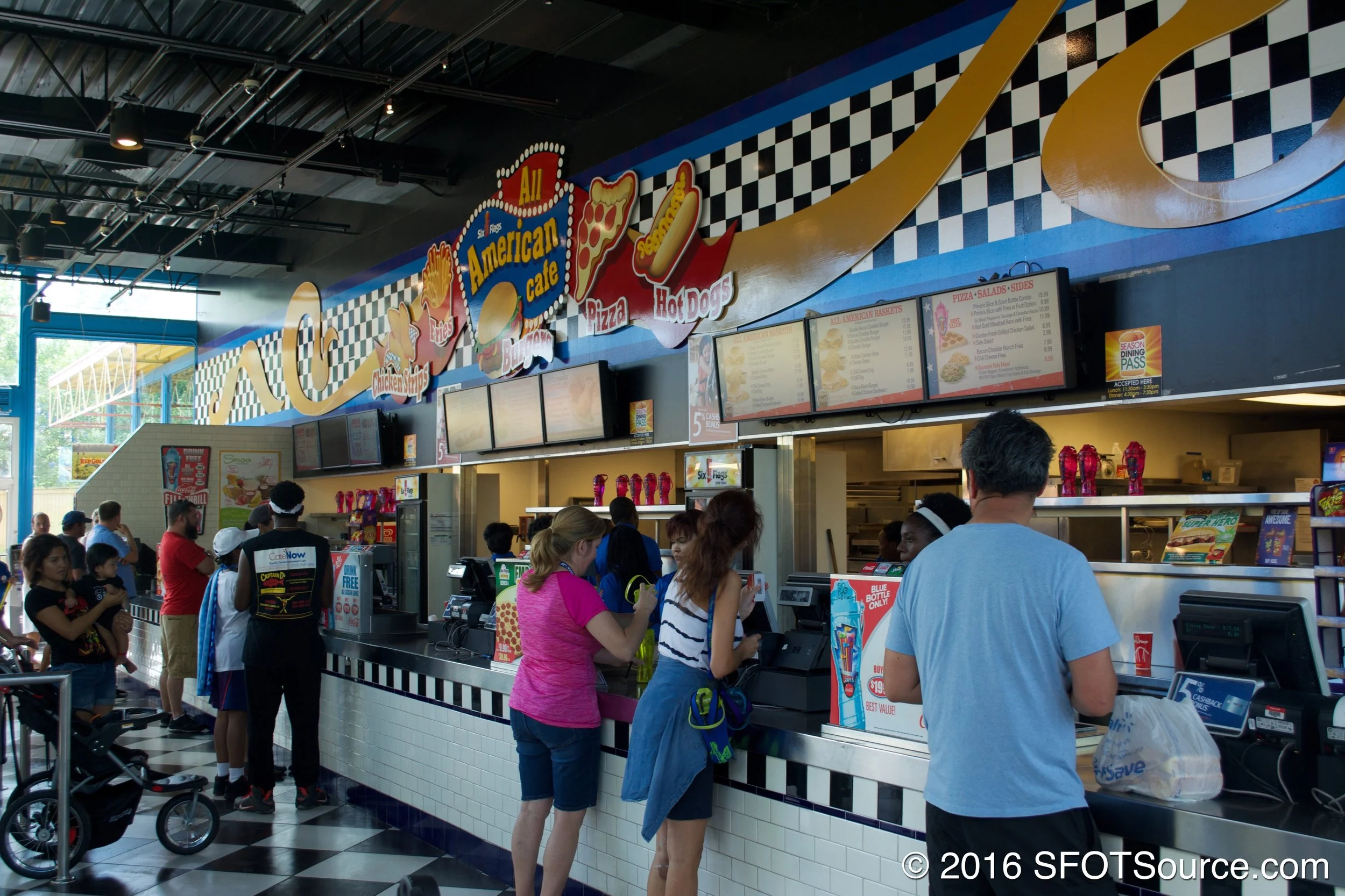 All American Cafe | Six Flags Over Texas — SFOT Source