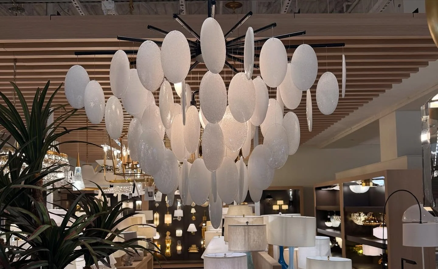 Arteriors Chandelier just in!  Quality never goes out is style! #decoratorsresource #arteriorslighting #newarrivals