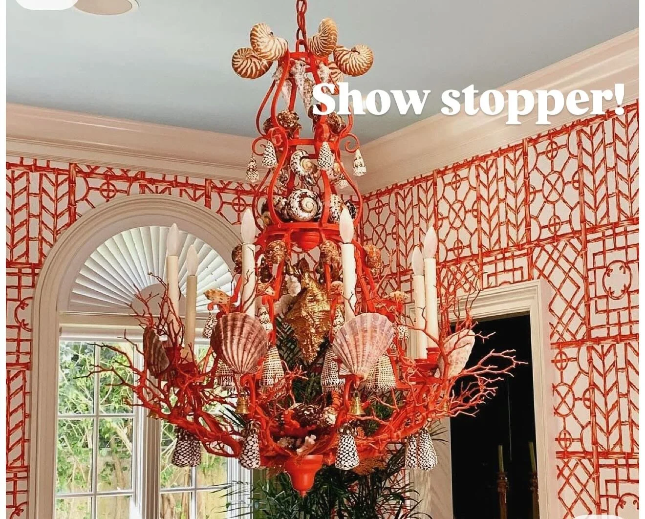 SHOW STOPPER!  Stunning-elegant-whimsy-class  Do I need to say anything more?? #decoratorsresource #TonyDuquetteVibes
#MaximalistDesign
#ColorLover
#EclecticElegance
#PalmBeachMaximalism 
#VibrantDesign 
#CarolineBurnsideDecor
#WomenWhoInspire
#Desig