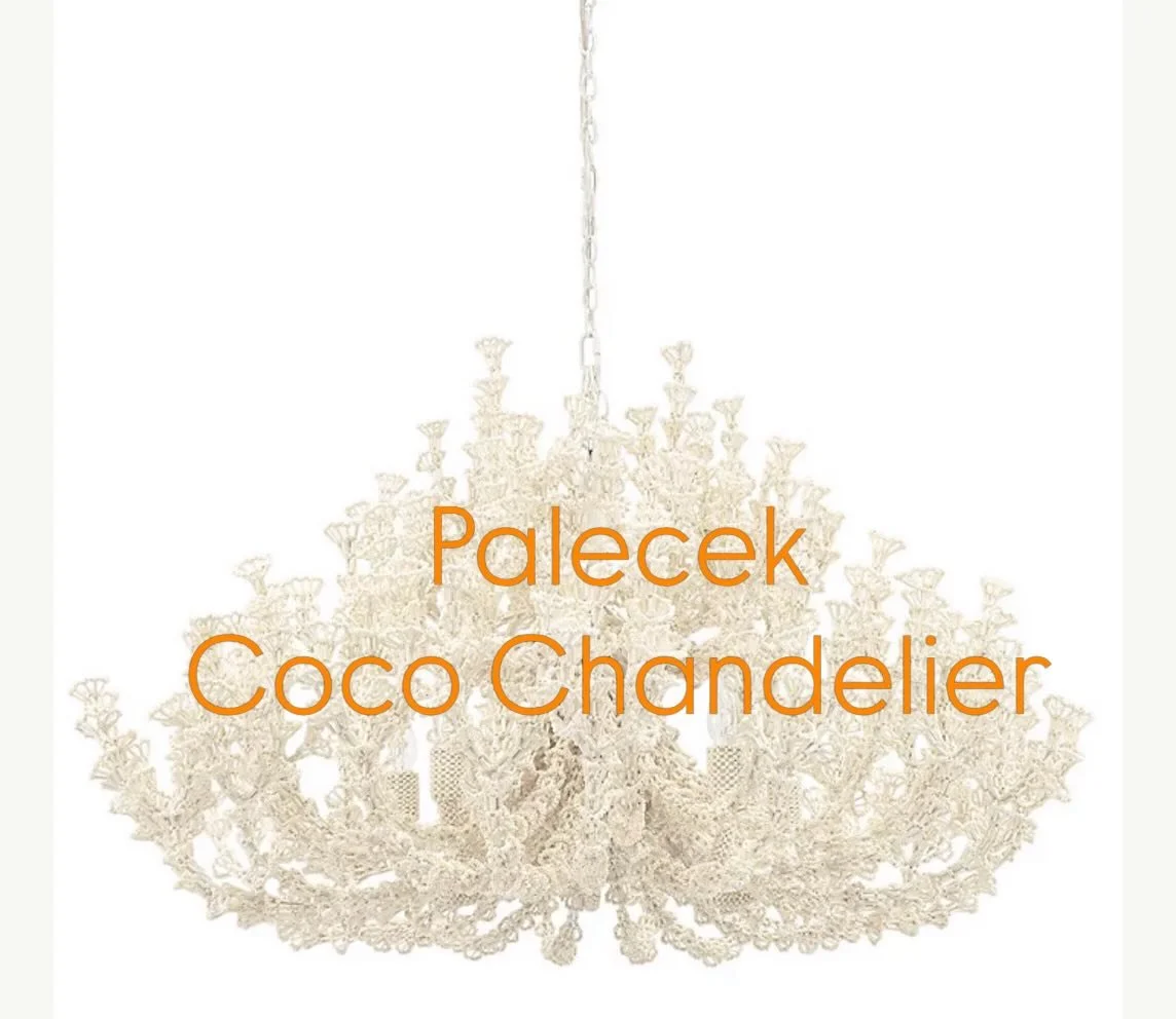 A true testament to texture and artistry! Gorgeous seychilles coco chandelier.. available now at Decorators Resource 💫#palecek #palmbeachchic #decoratorsresource