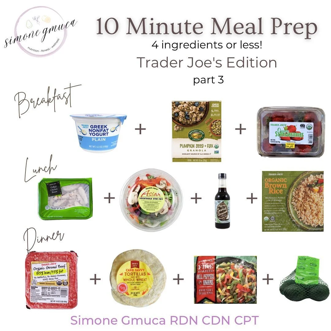 a busy weekend full of clients, presentations, work, &amp; a holiday is over- time for me to set myself up for a healthy + successful week of eats so I can stay on top of my goals.

Meal prep can be super overwhelming, but it doesn&rsquo;t have to be