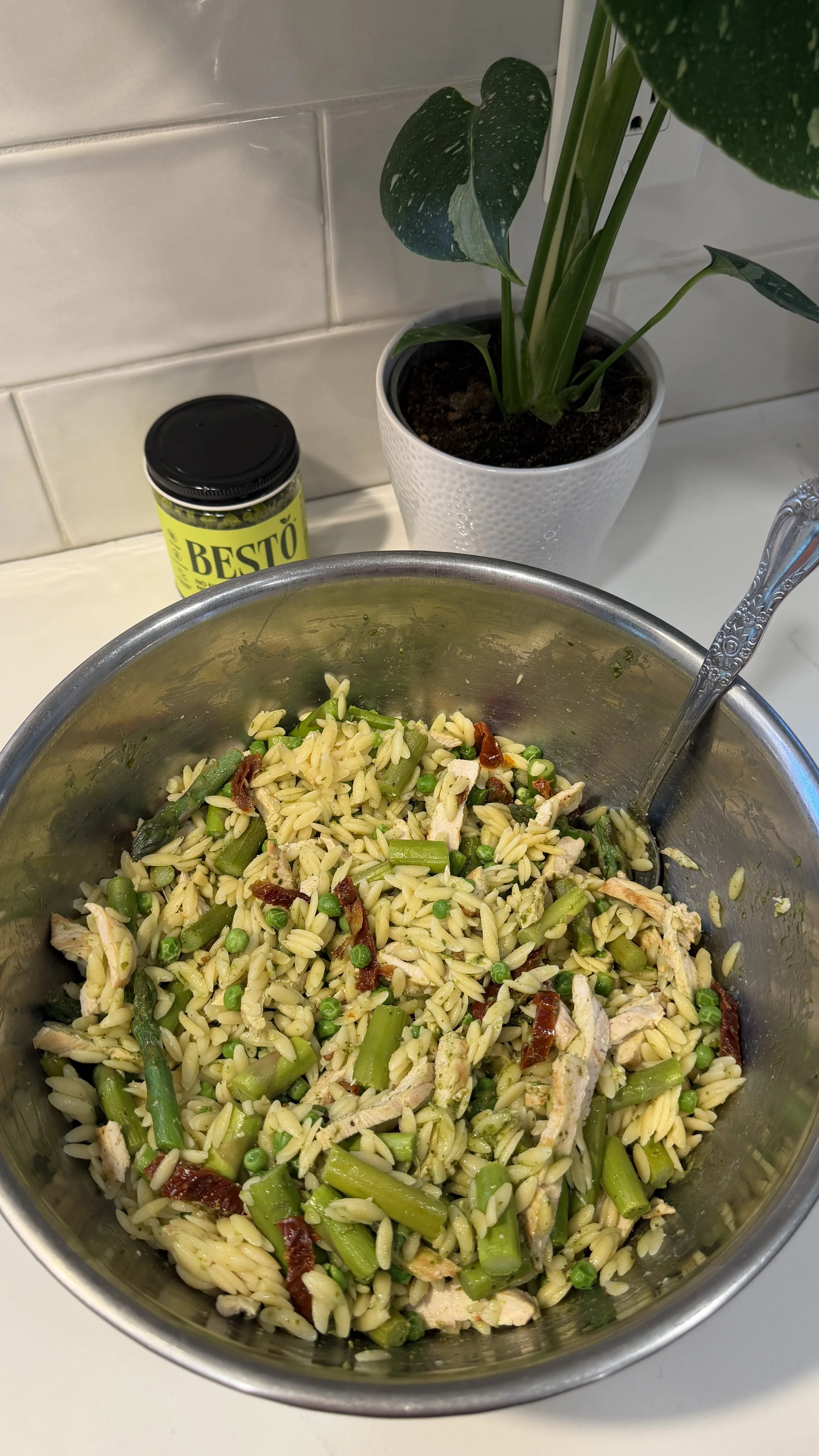 Springtime Orzo Salad