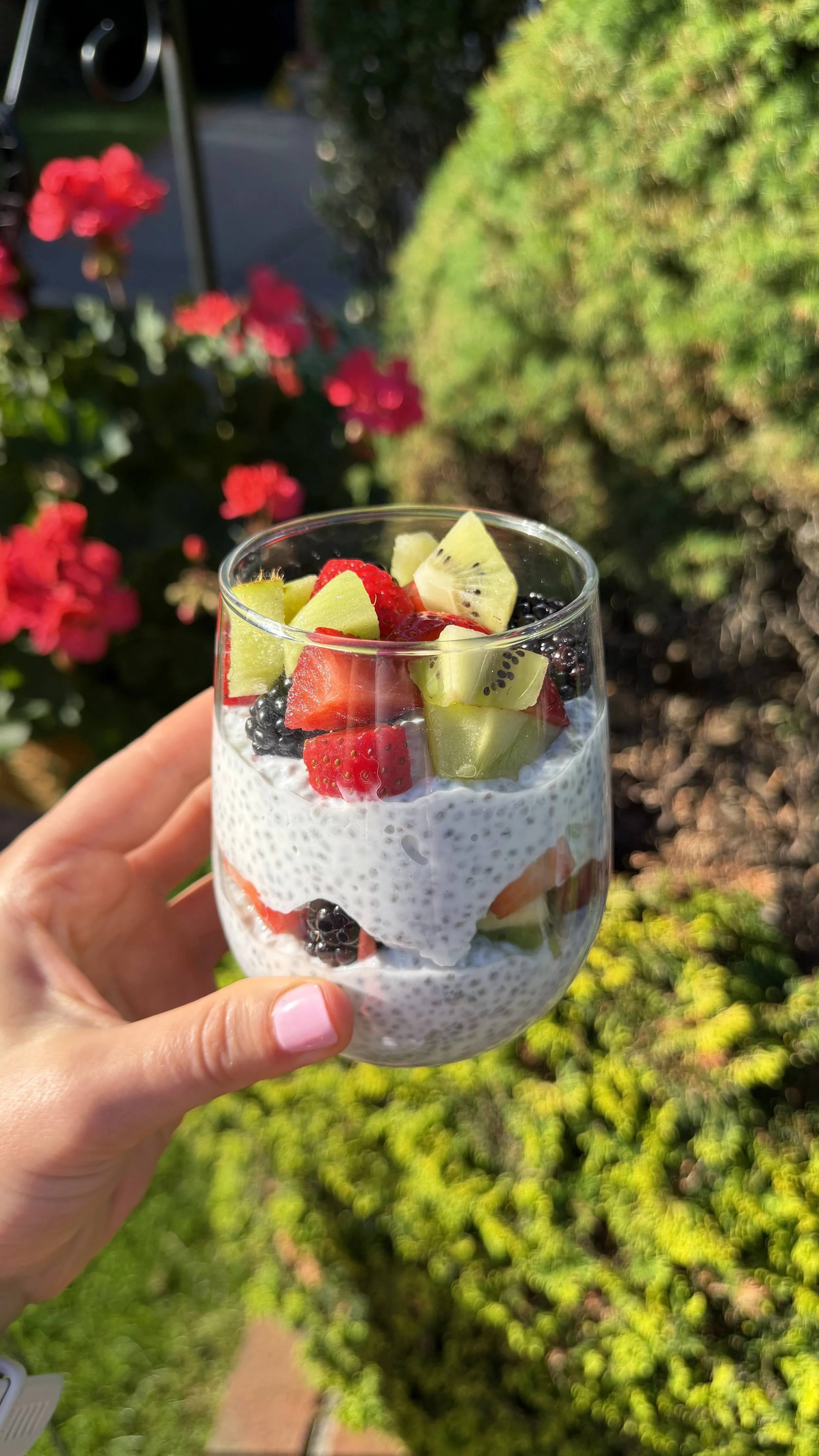 Summer Chia Pudding Parfait