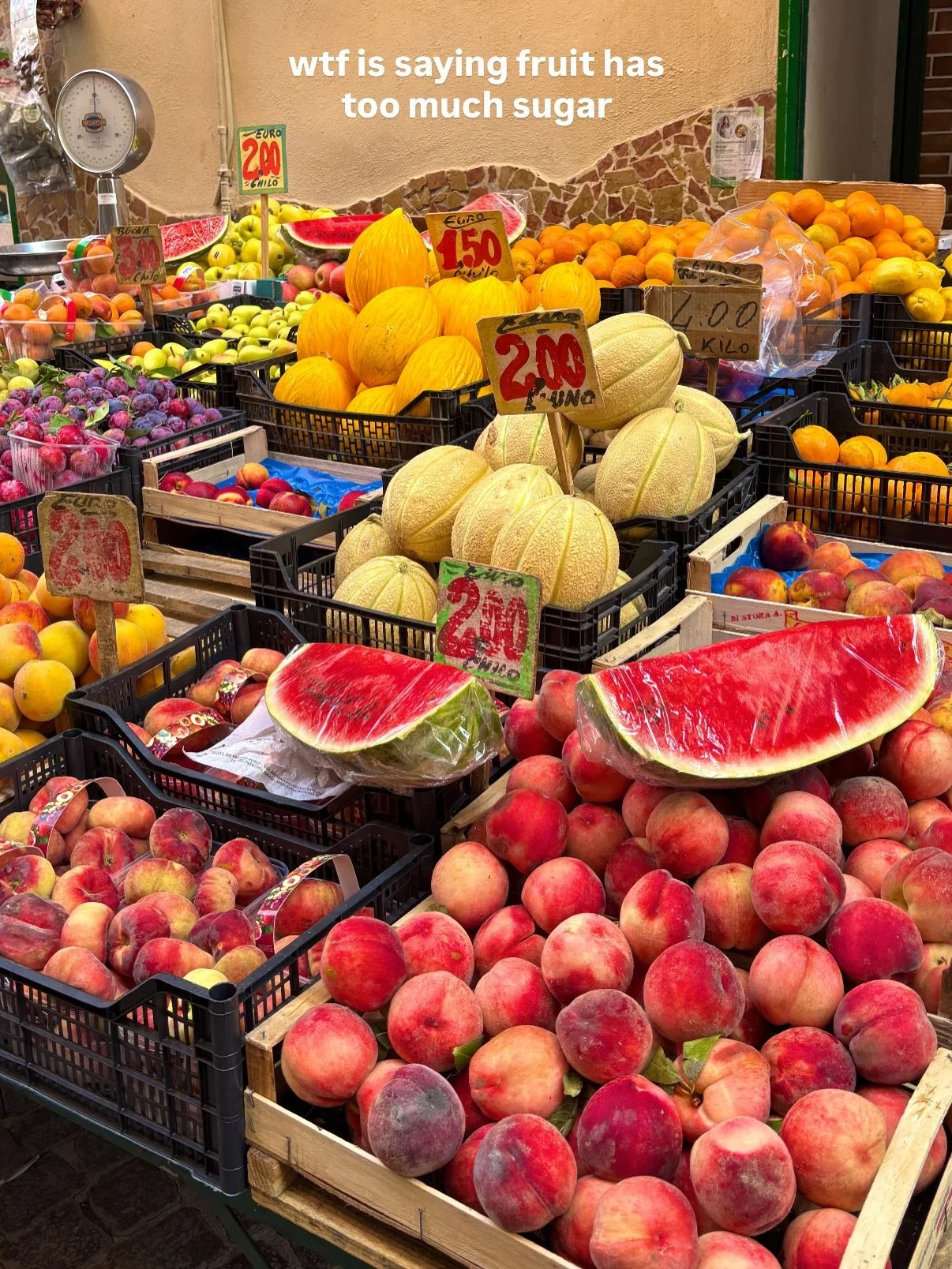 I love this trend!! but coming back to Italy always reminds me just how far removed we are from real food. mass produced products with long shelf lives, GMOs, ultra processed meat &amp; dairy alternatives, crash diets, calorie counting, sitting at a 